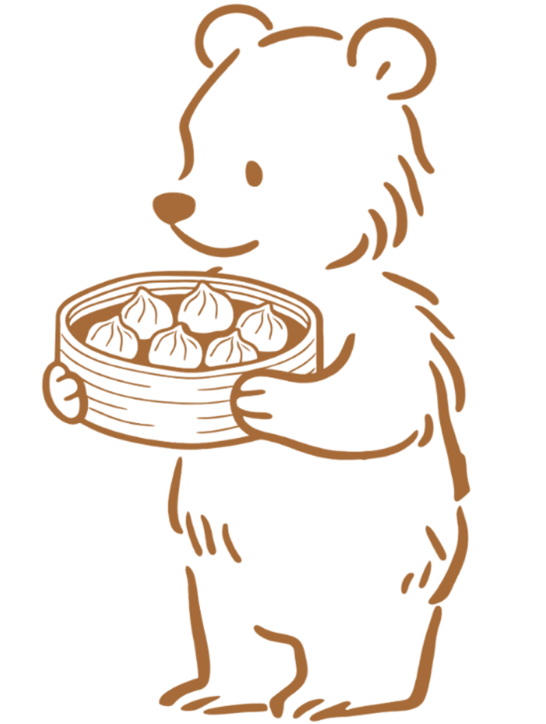 Goldilocks bear illustration for Three Bears Boozy Brunch at Goldilocks Rooftop Bar in Melbourne CBD.