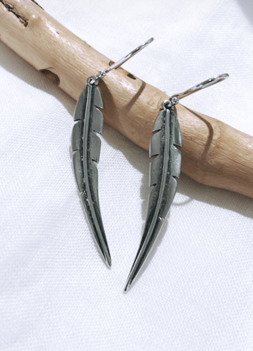 Leaf Earrings 925 Sterling Silver