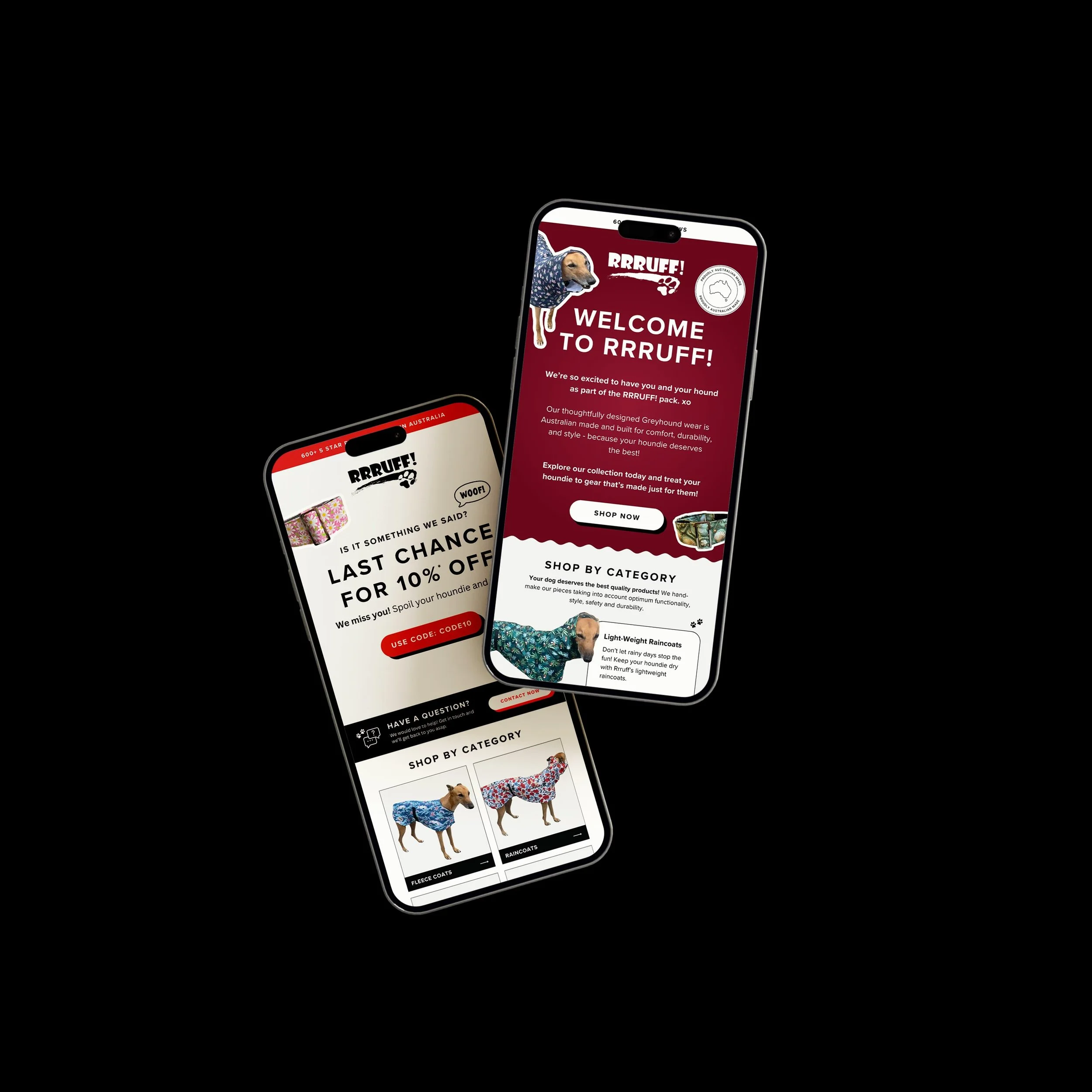 Rrruff Email Marketing Design