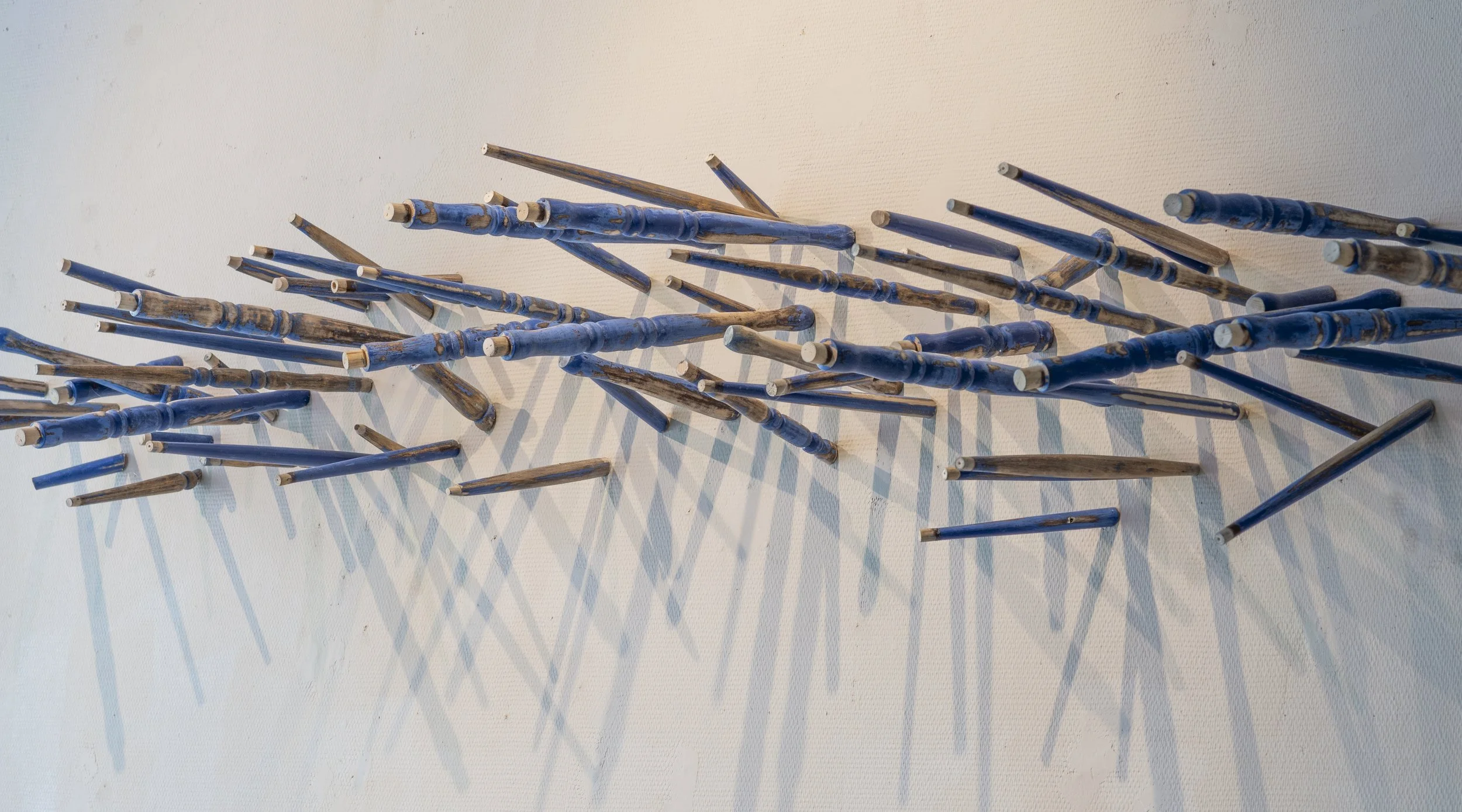 Strikkepinnemetoden - installasjon i tre - 2024
foto: @karinatene.art