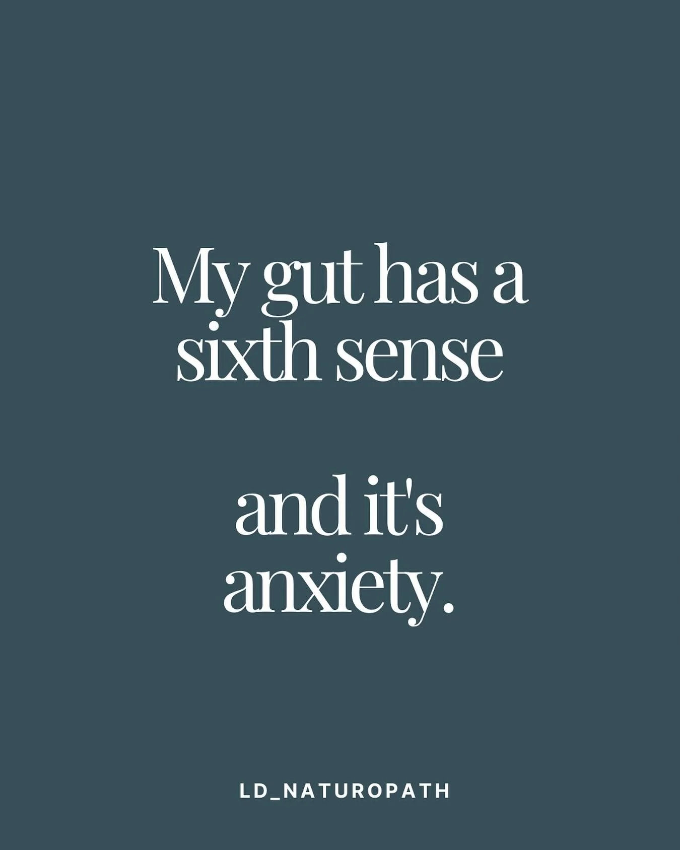 Ever get that off feeling in your stomach before something stressful happens? Or feel nauseous when you&rsquo;re anxious?

That&rsquo;s your gut-brain connection in action.

🧠💬 Your gut and your brain are constantly chatting via the vagus nerve and