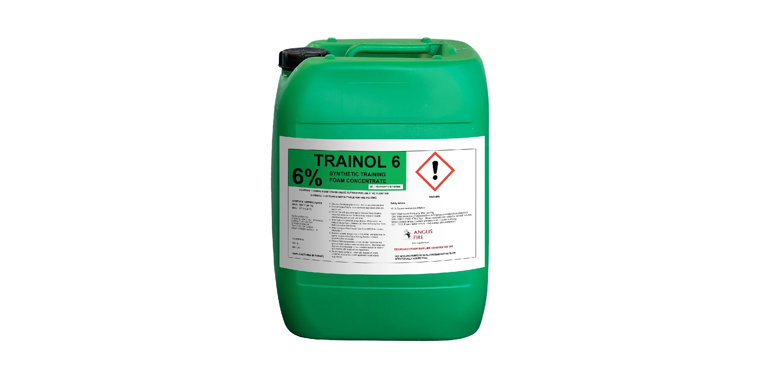 Trainol 6 - Synthetic Training Foam — Angus Fire