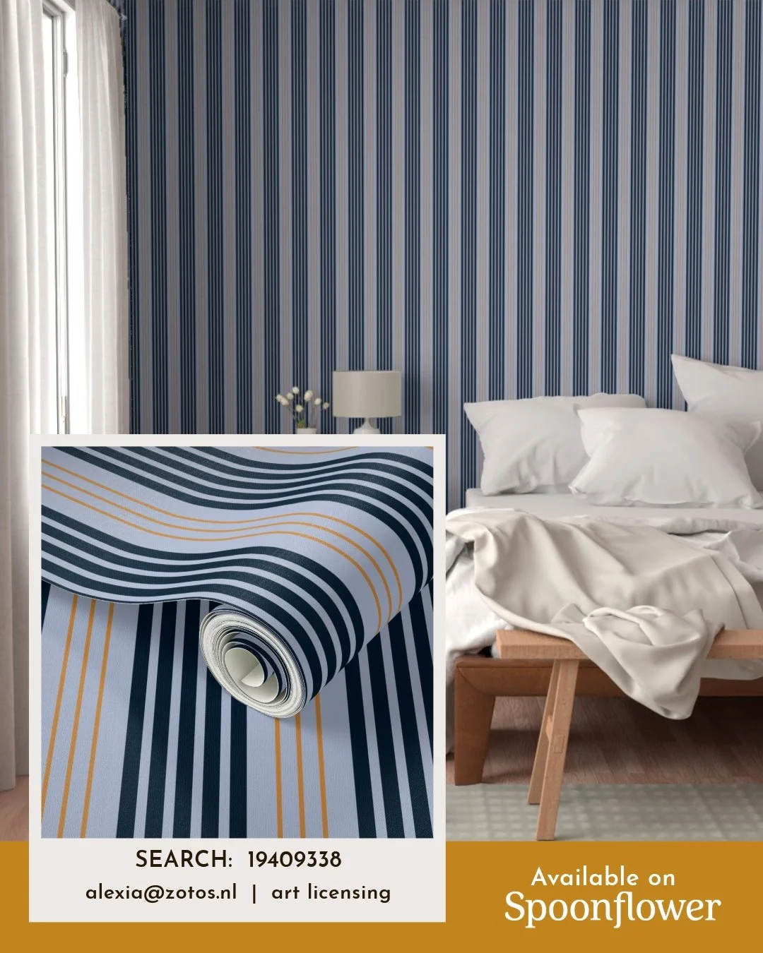 Stripes are always in style.

Design ID 19409338 on @spoonflower