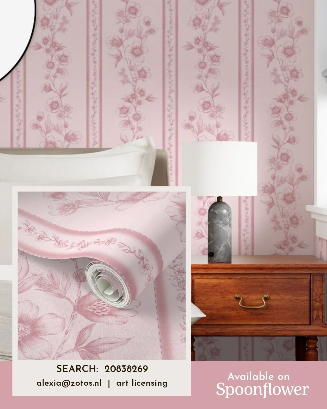 Search for design 20838269 on @spoonflower and update that room of yours!