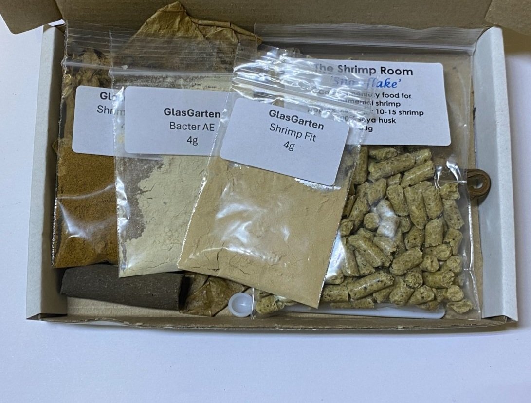 Glasgarten Shrimp food in a box