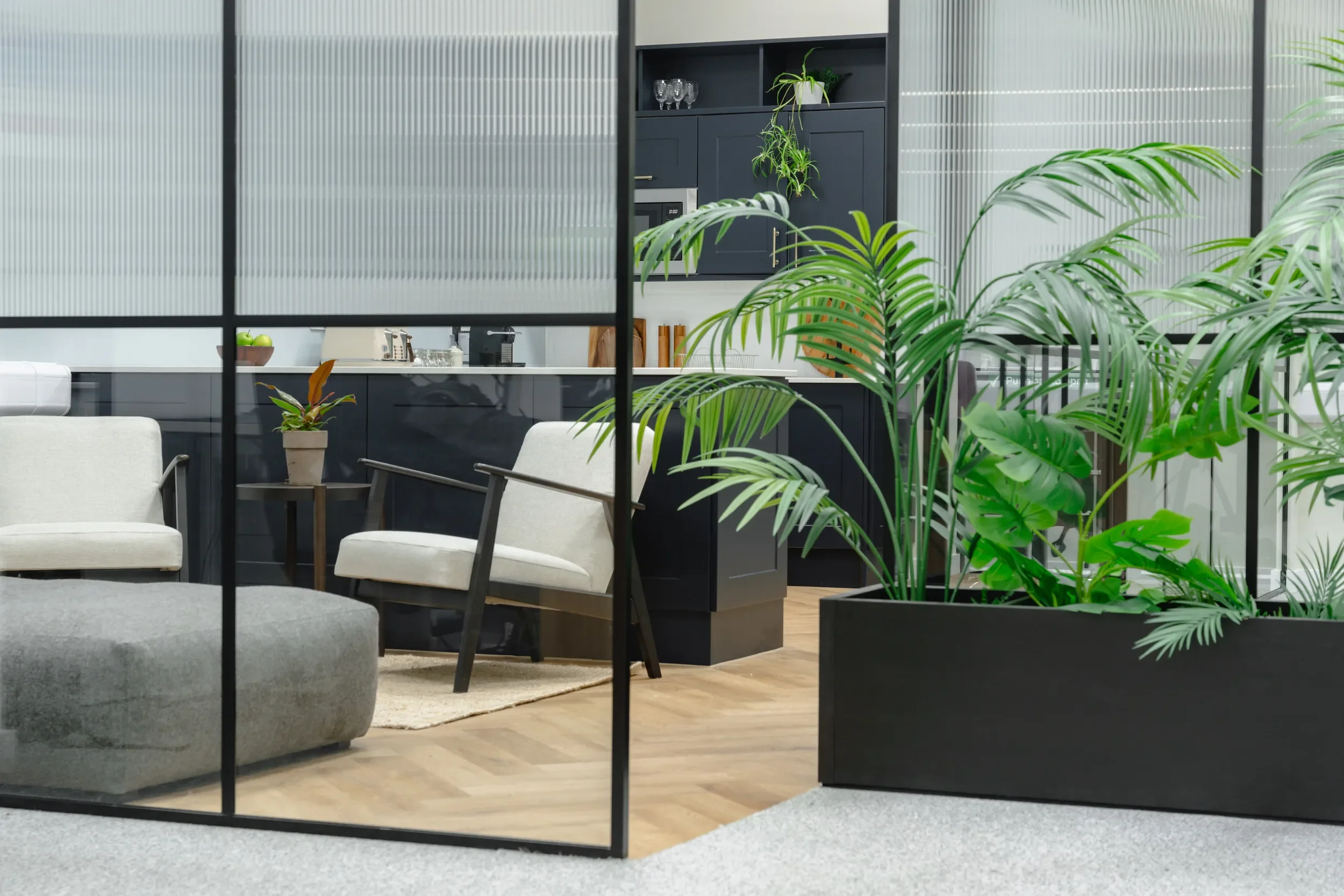 Office renovation in Birmingham. Design by San Stae Interior Design and Art Studio.