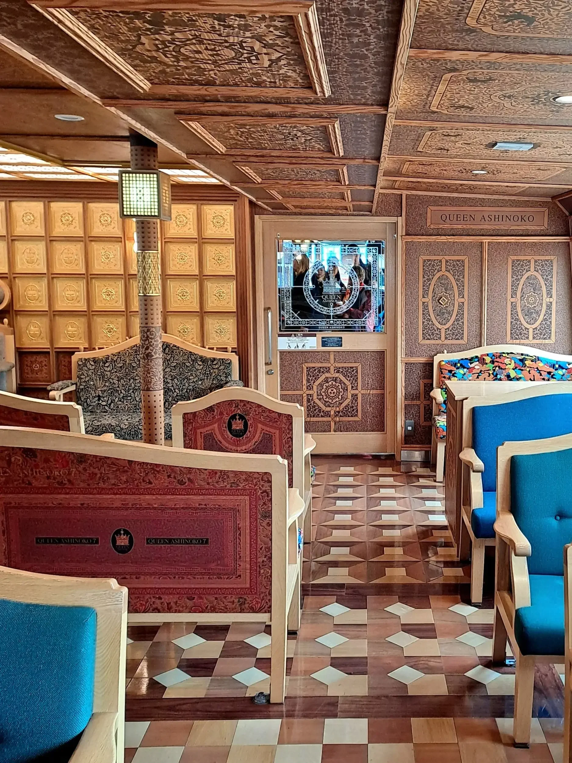 Room in Queen Ashinoko ship in Japan.