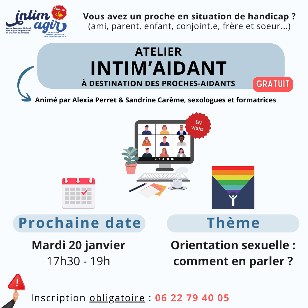 Atelier Intim'aidant : Orientation sexuelle : comment en parler ?