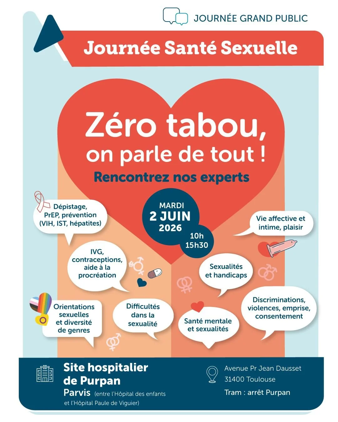 Journée Santé Sexuelle : Zéro Tabou, on parle de tout !
