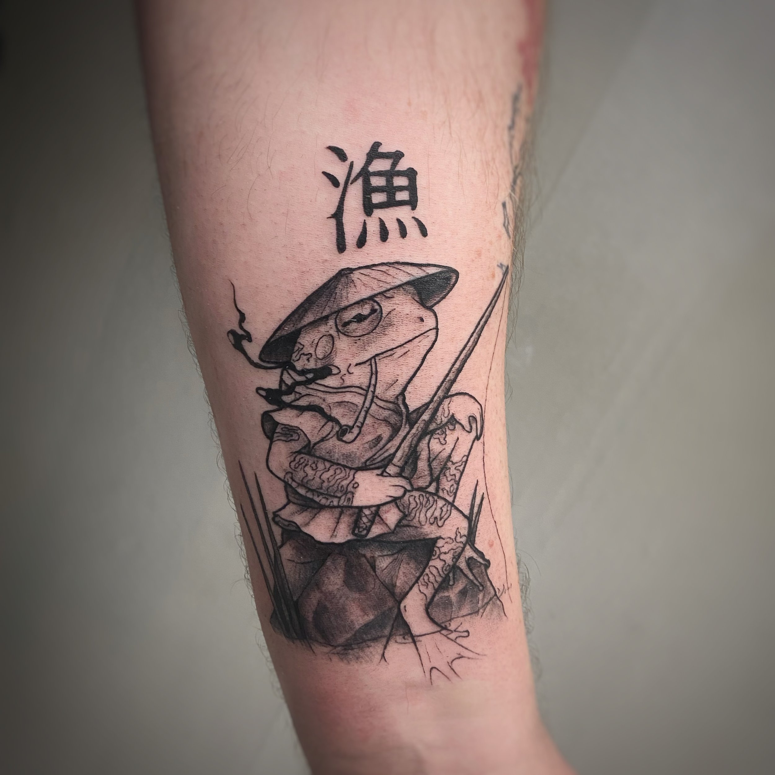 frog tattoo daniel curran dublin ireland banjaxed ink