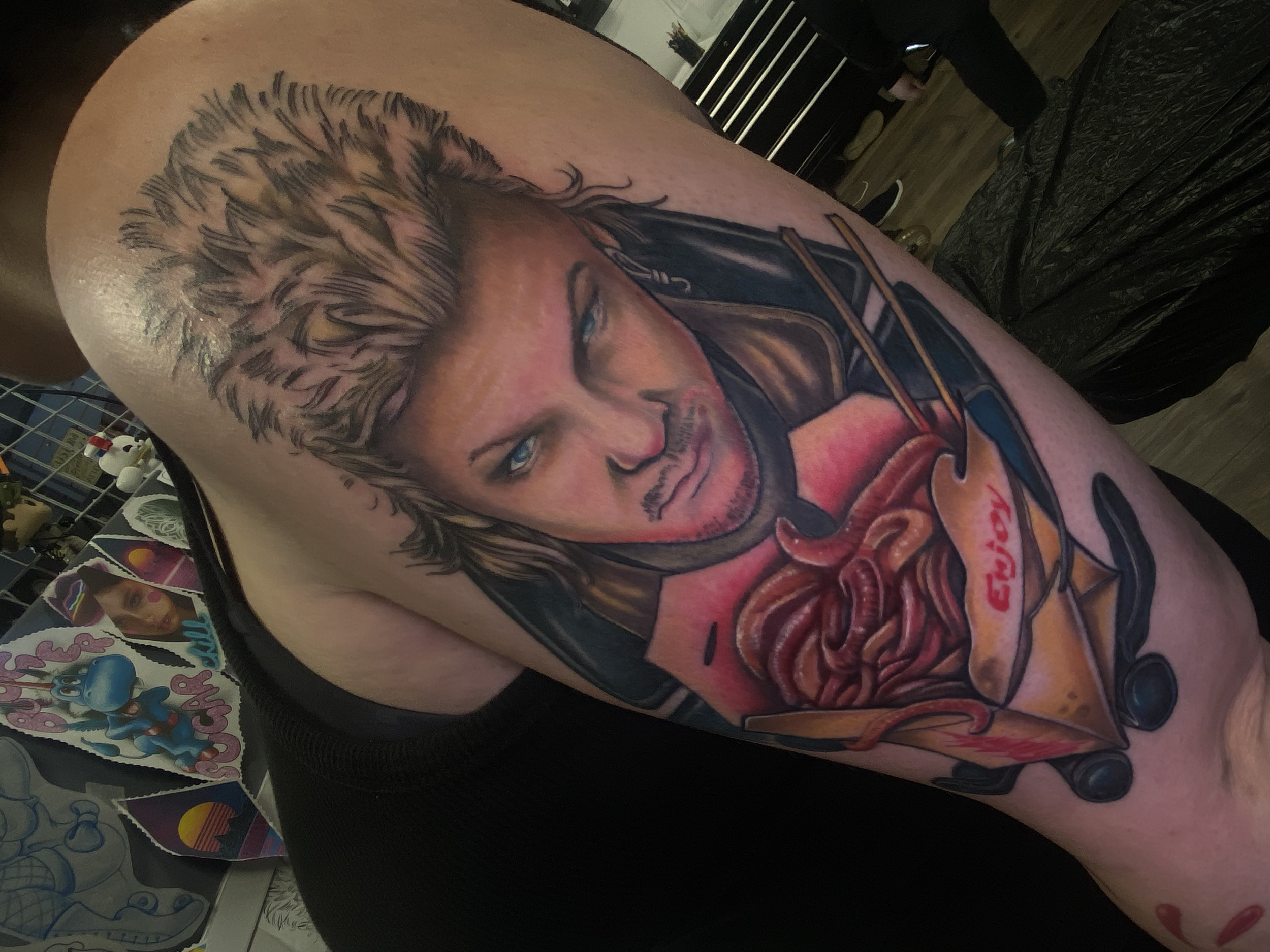 kiefer sutherland lost boys tattoo done by kim bale tattoos at banjaxed ink irelands best tattoo studio