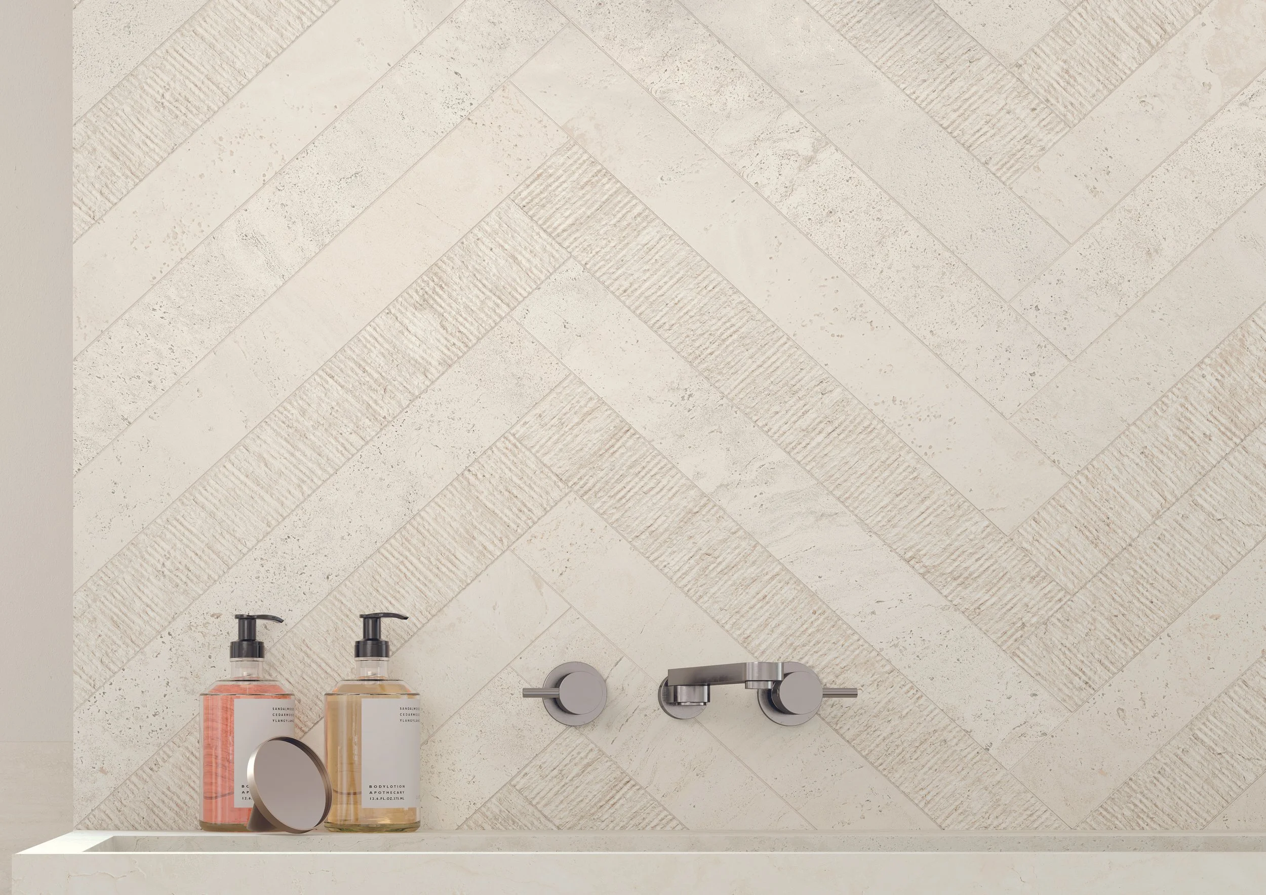 UTrav White Minimal, Ruled  7,5x60Part. Bagno.jpg
