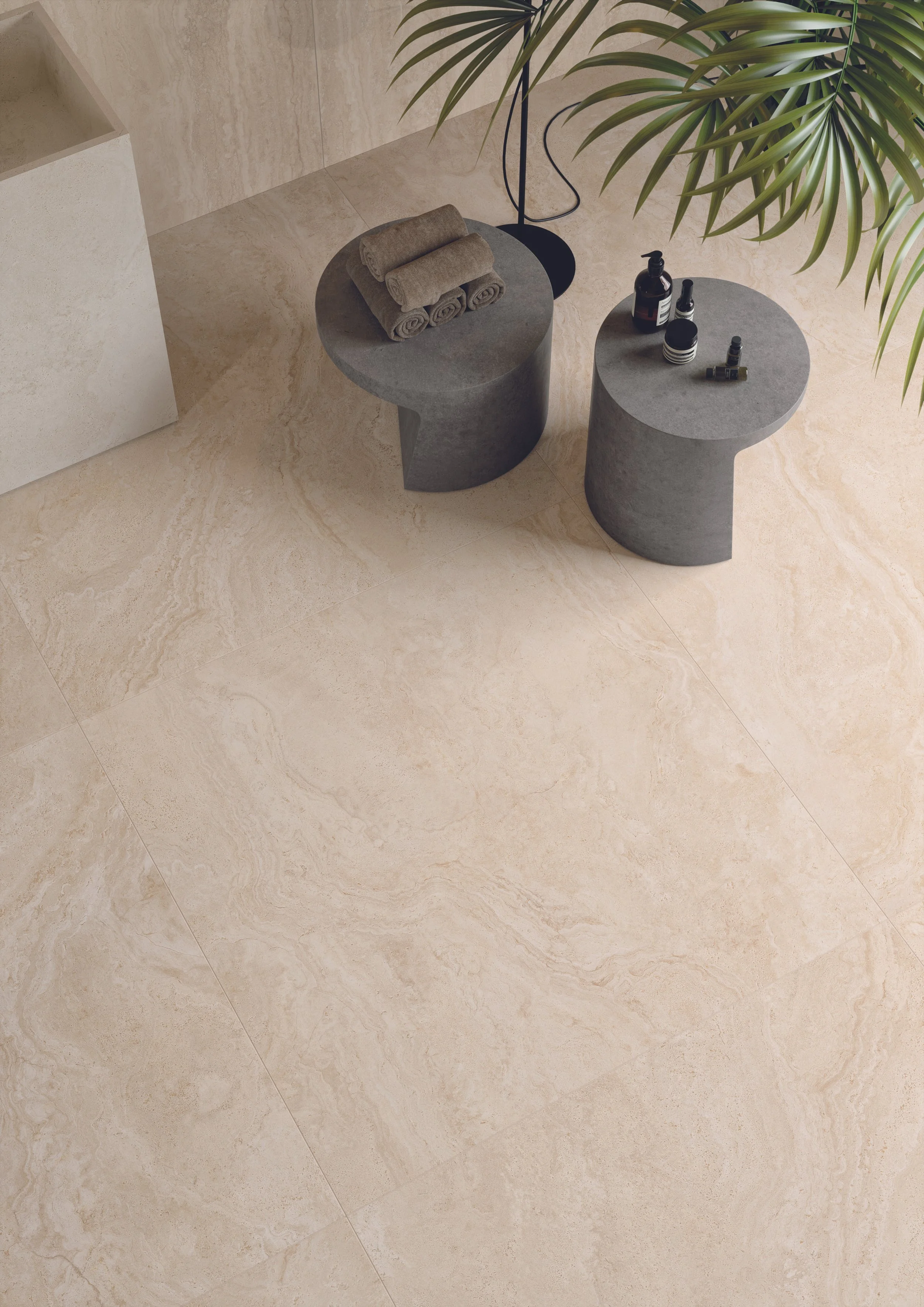 Unique Travertine Cream Vein Cut-Minimal 120x278 Part Bagno 2 .jpg