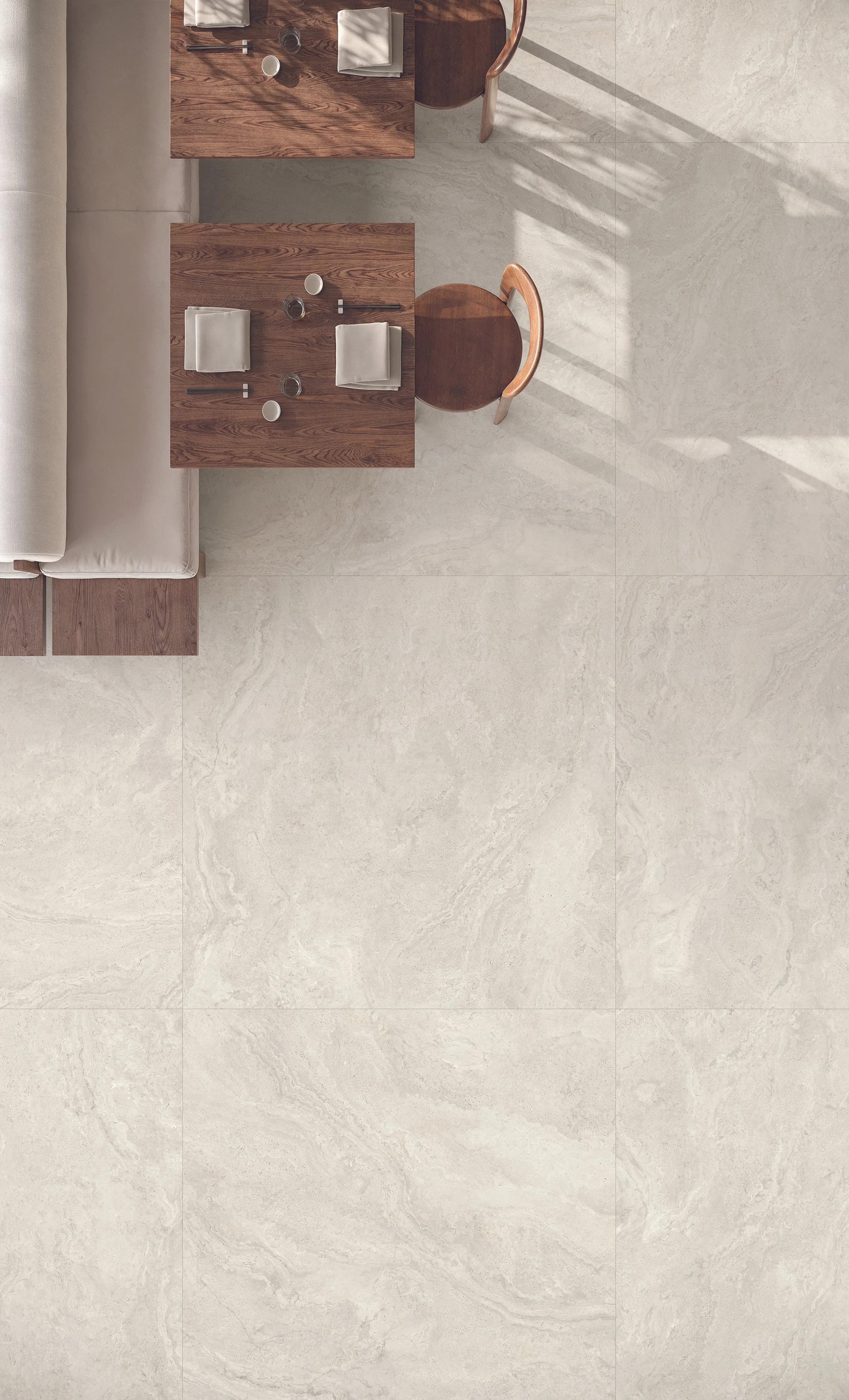 Unique Travertine White Minimal 160x160 Part Amb Ristorante .jpg