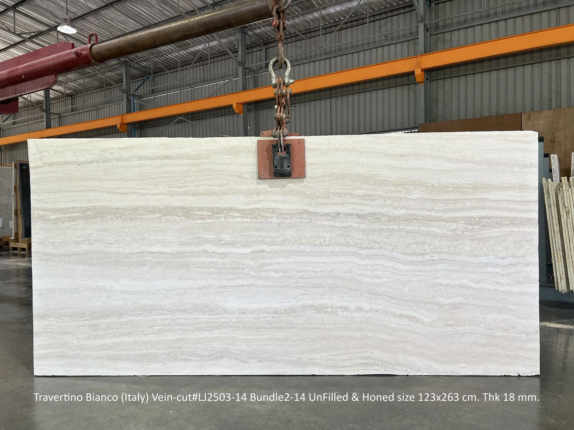 Travertino Bianco Vein-cut #250314
