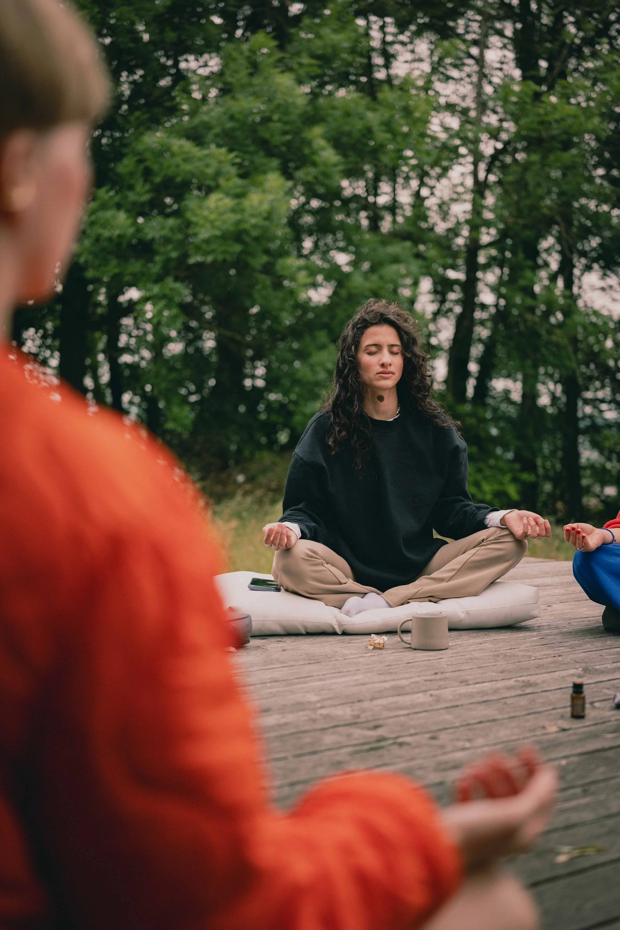 mindfulness sessions at out of office creative retreat for women