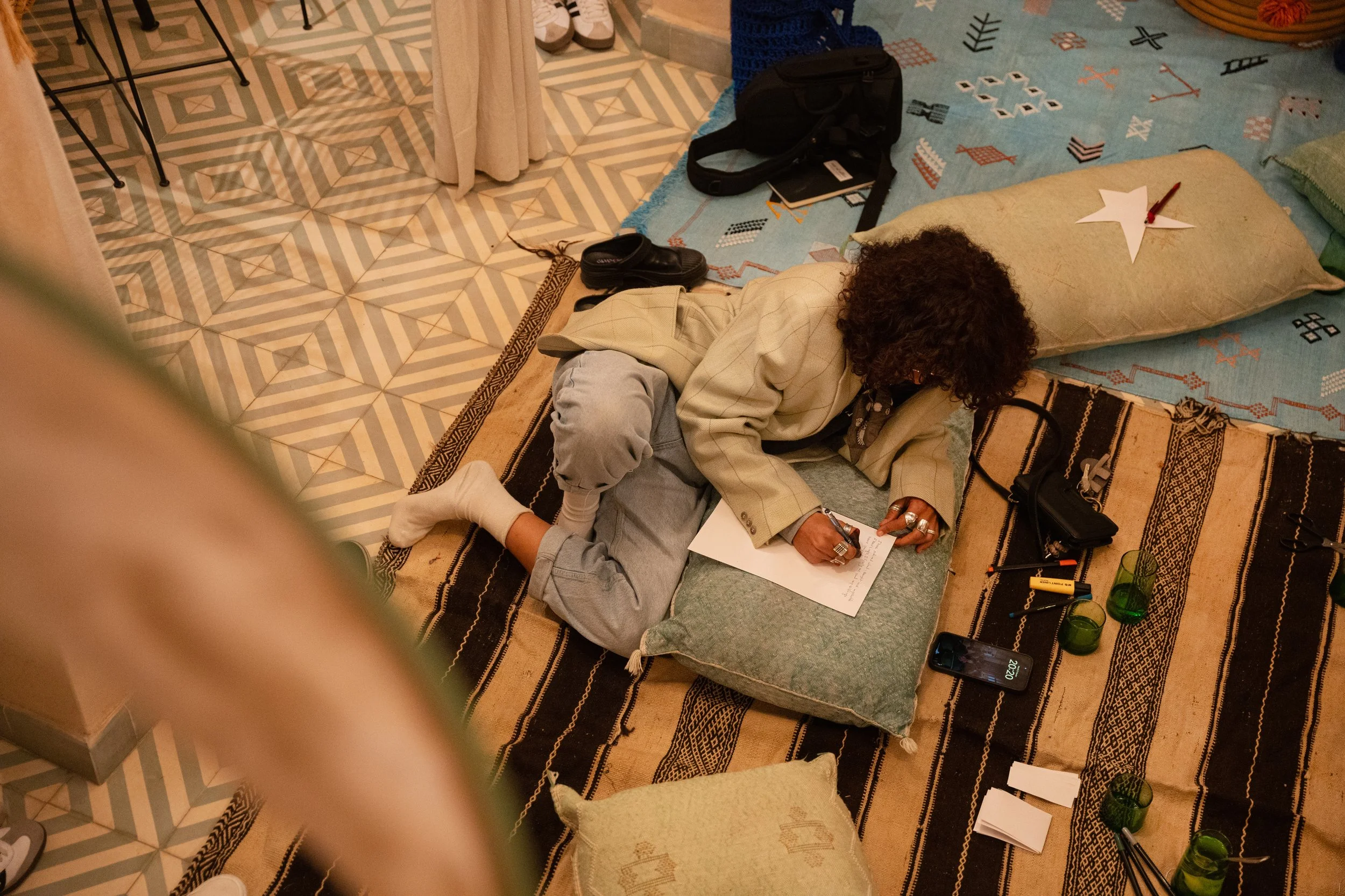 Creative moments captured perfectly by Out of Office Creative Retreats.