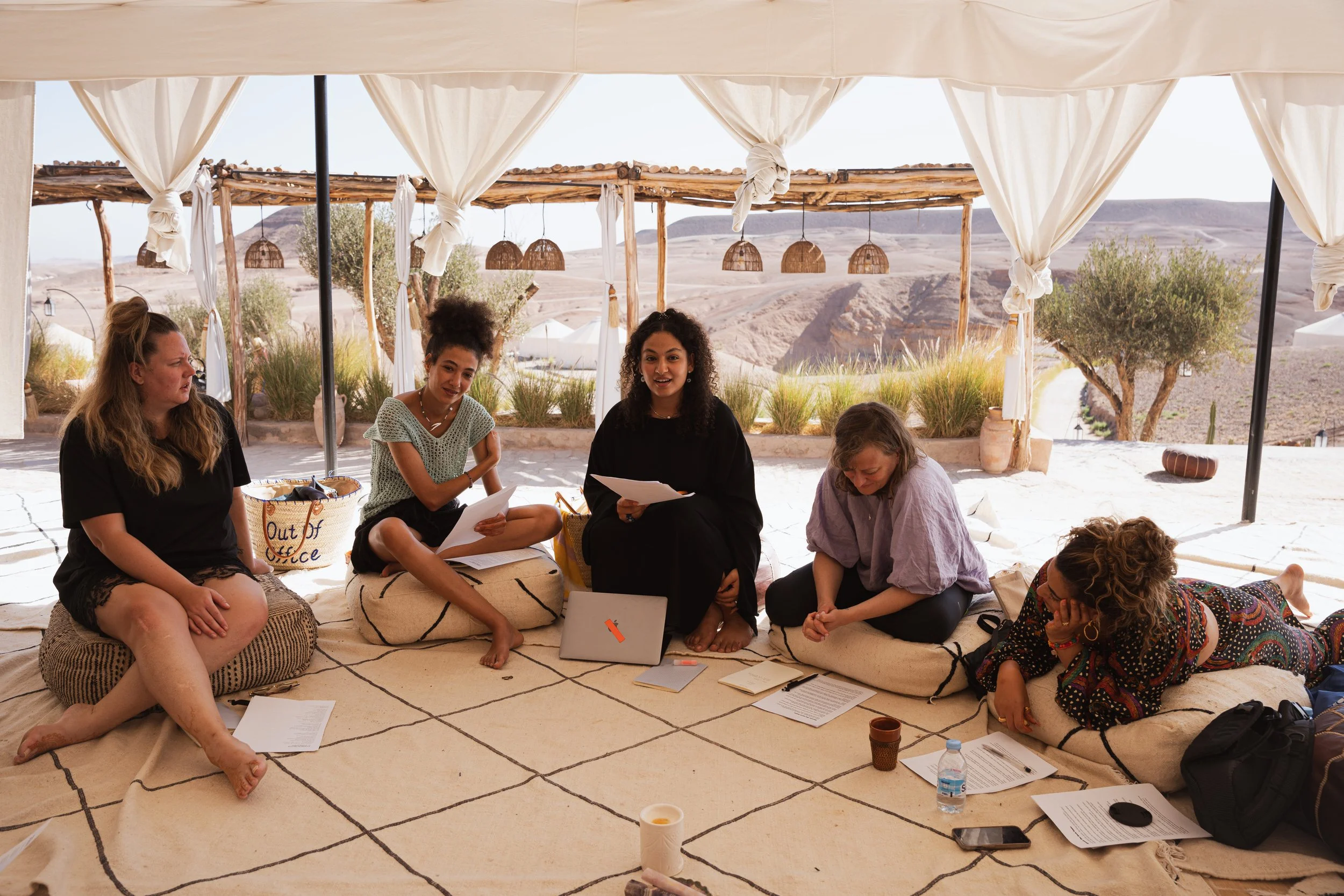 Creativity, laughter, and friendship at Out of Office Creative Retreats.