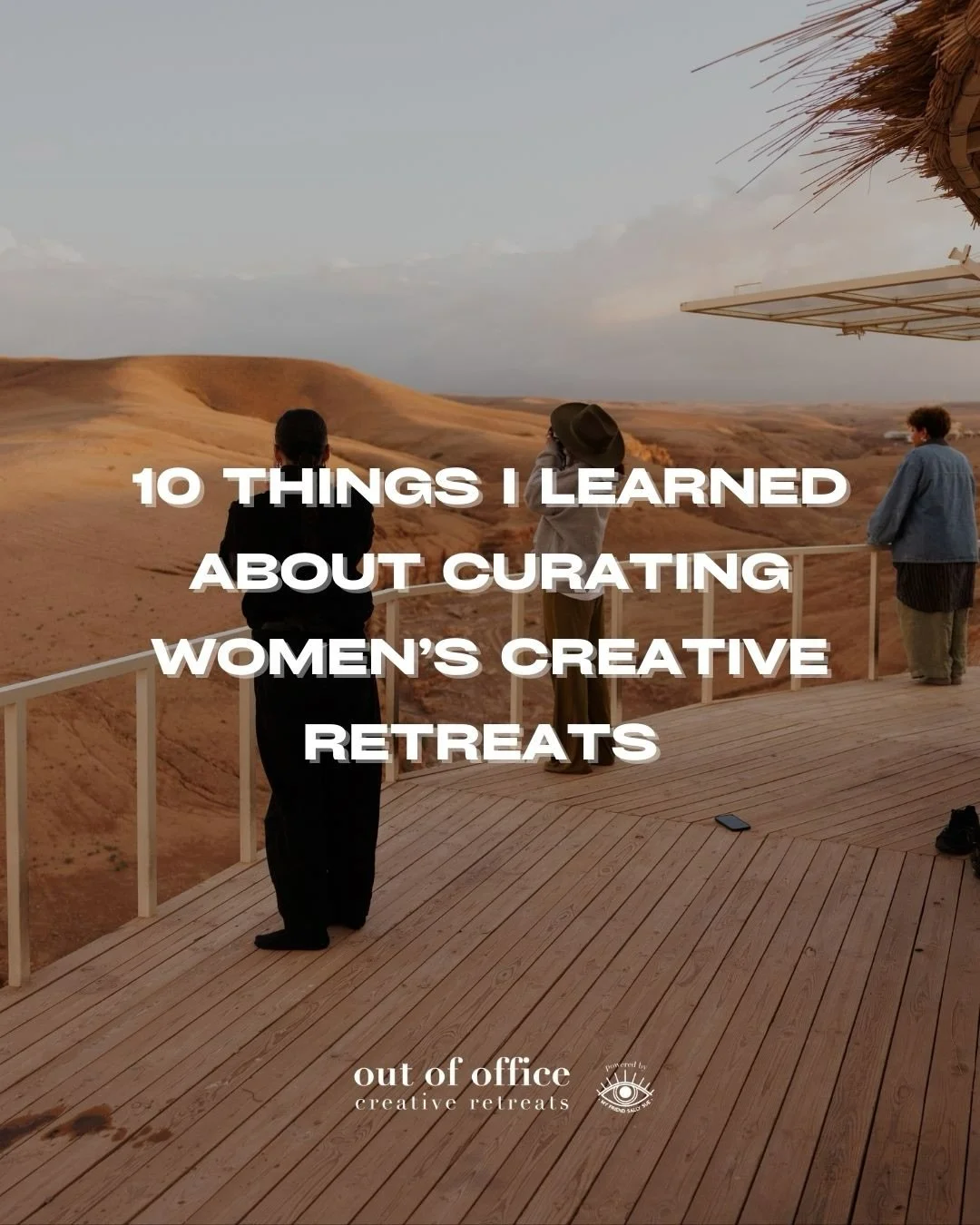 &ldquo;When I created @outofofficecreativeretreats,  I thought I was planning a retreat. What I didn&rsquo;t realise was that I was also stepping into my own lessons. &ldquo; - @myfriendsallysue , founder of @outofofficecreativeretreats 

Here are 🔟