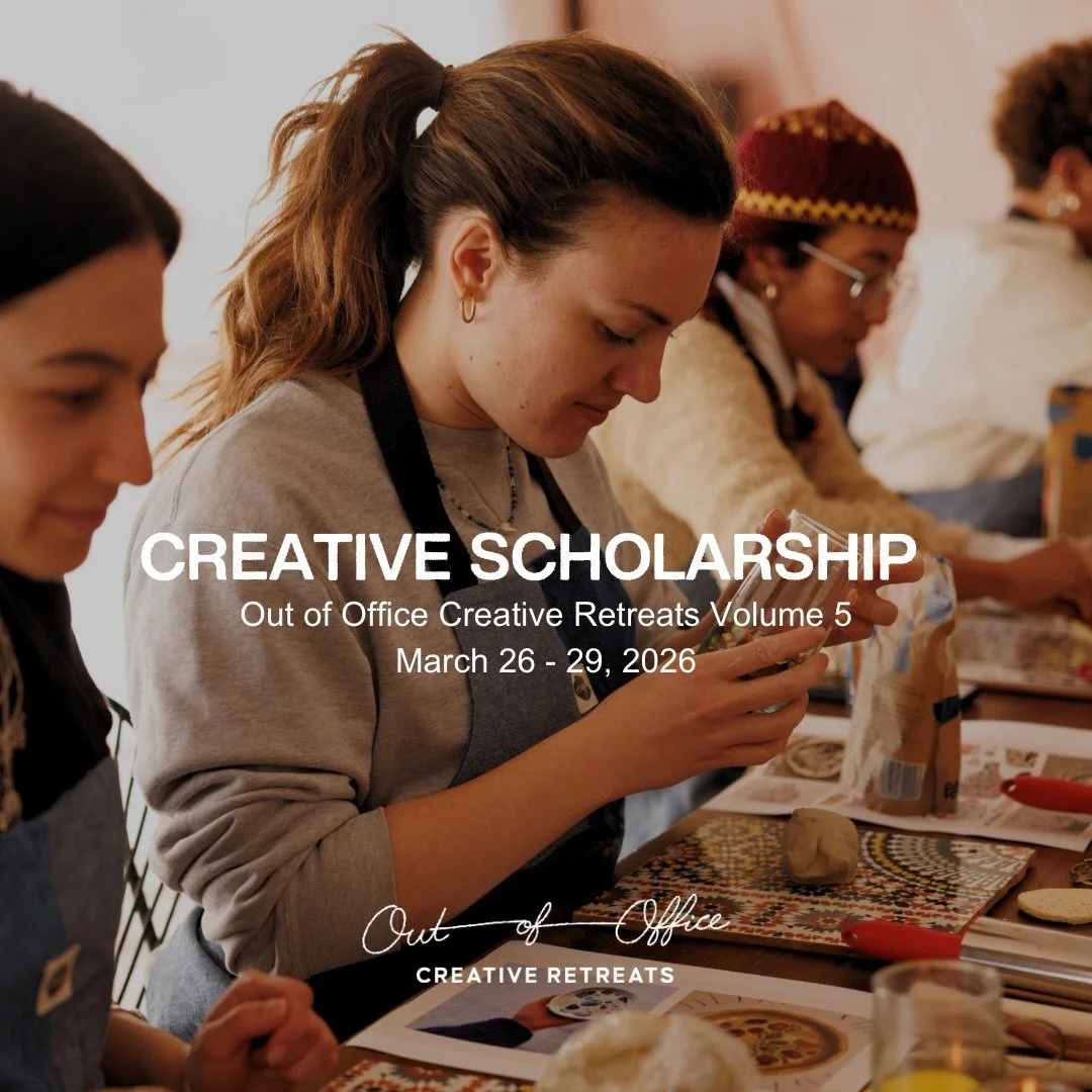 A Gift of Creativity✨ 

🌙 Ramadan is a time of giving, so consider this our gift to a deserving creative. We&rsquo;re offering a scholarship for one female creative to join Out of Office Creative Retreats Vol. 5 in Morocco from March 26-29, 2026.

T