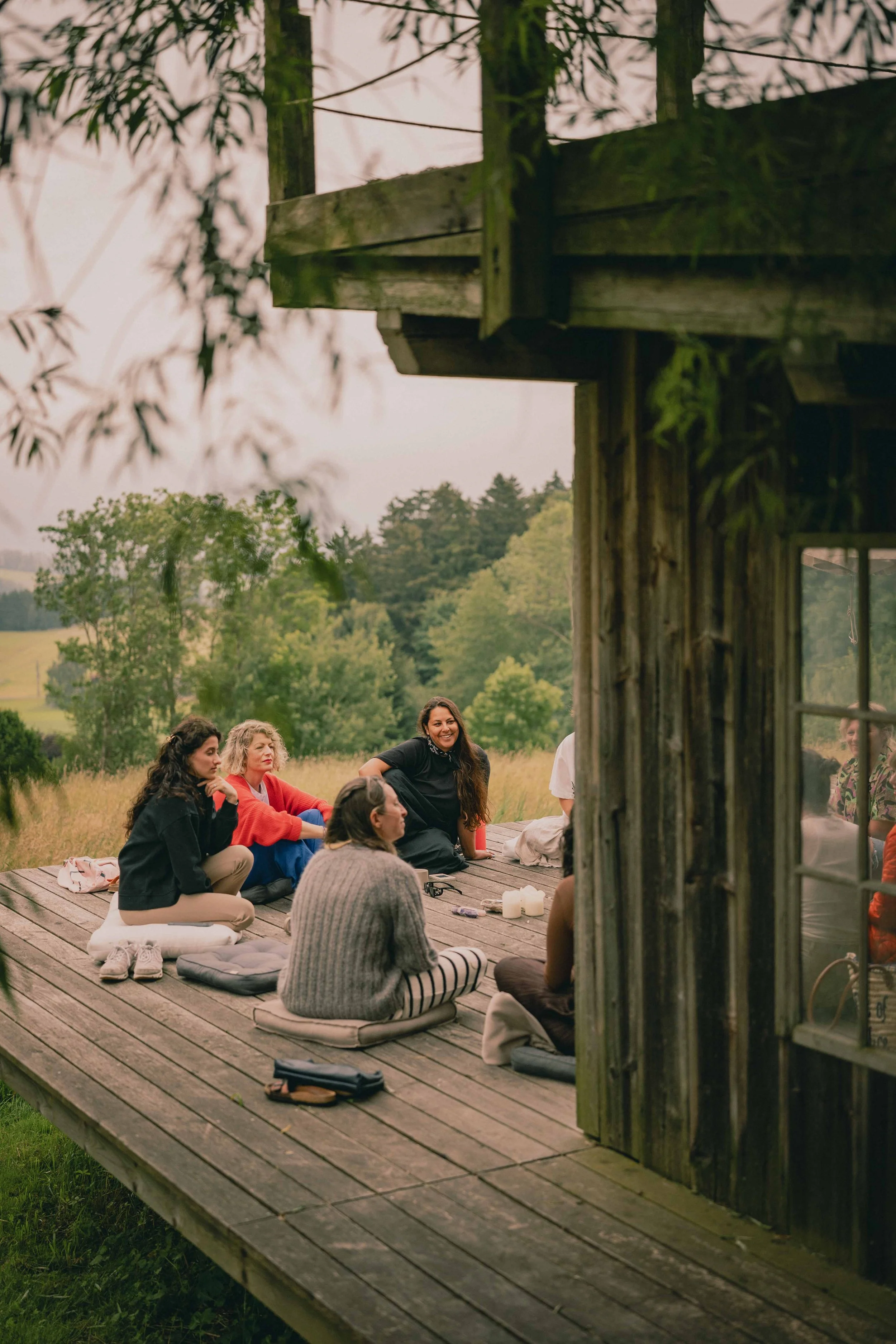 mindfulness sessions at out of office creative retreat for women