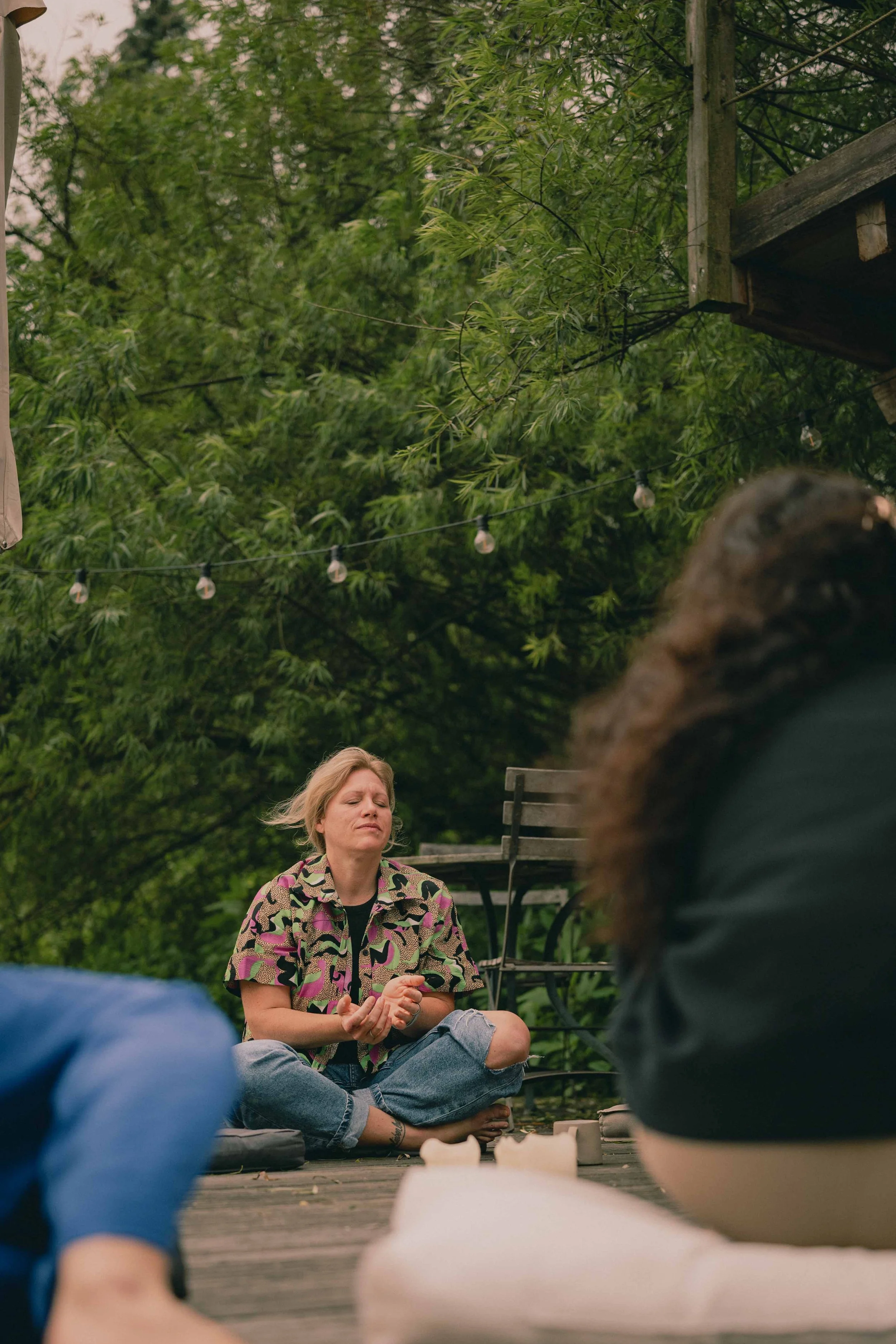 mindfulness sessions at out of office creative retreat for women