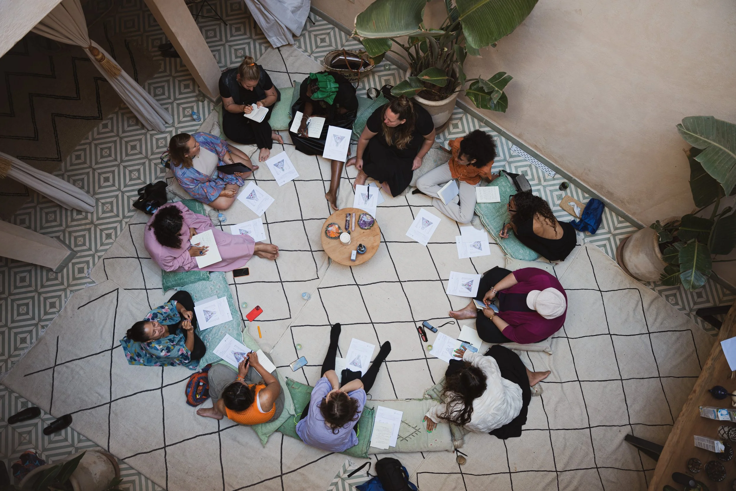 Moments of creative bliss from Out of Office Creative Retreats.