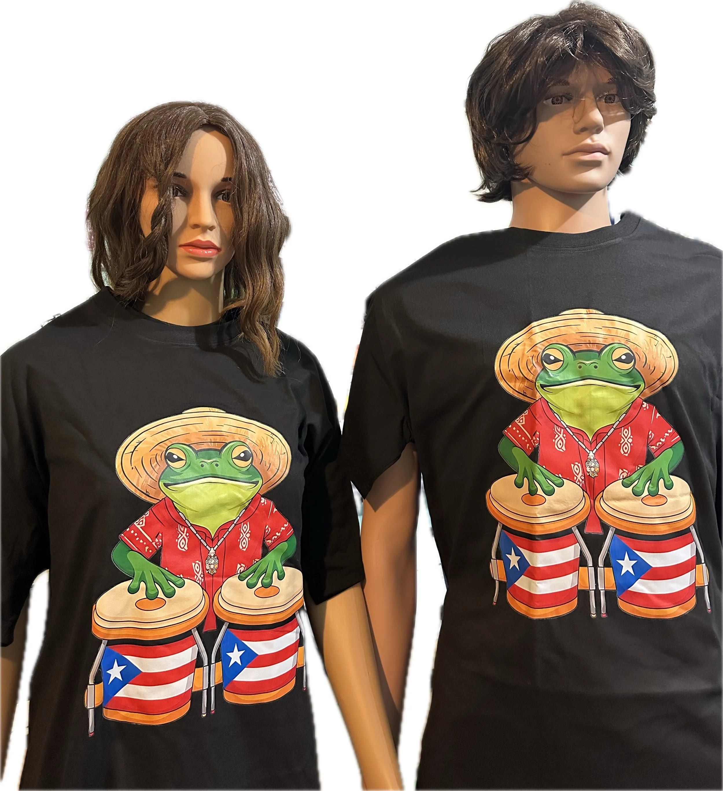 Choose your Puerto Rican Theme T-shirts ideal for your family gathering and cultural related events! &22.00 ea