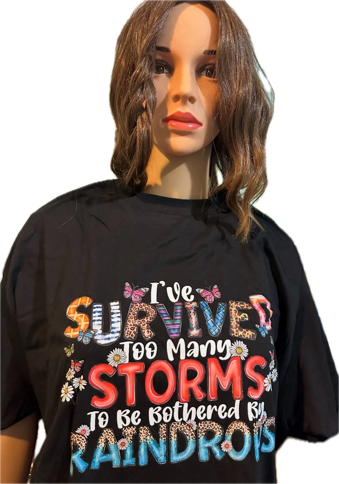 T-shirts with inspirational Life/Religious quotes. Makes a great gift for your loved ones! $22.00ea Available in all sizes and colors of your choice.