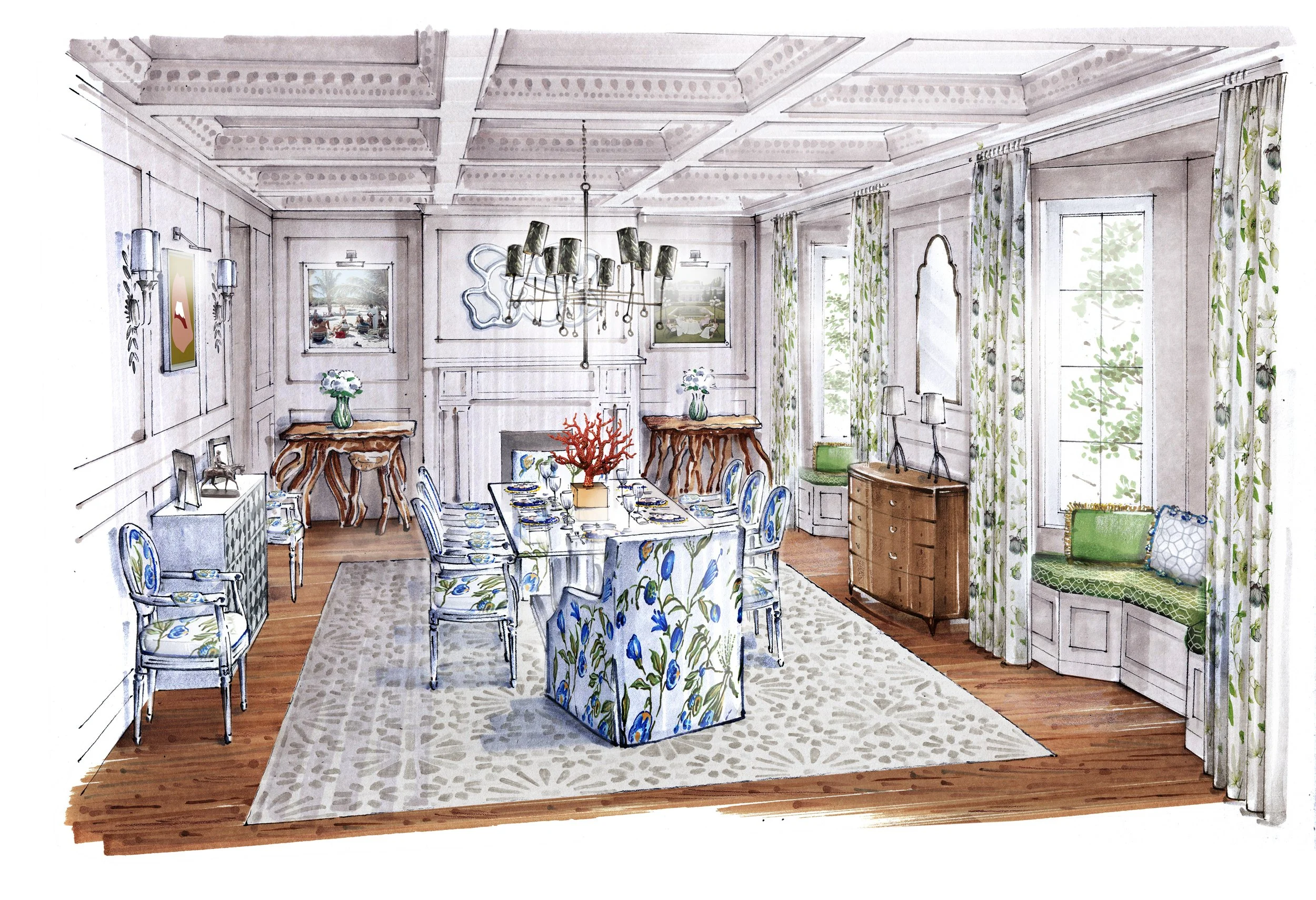 Marylebone Flat, Dining Room