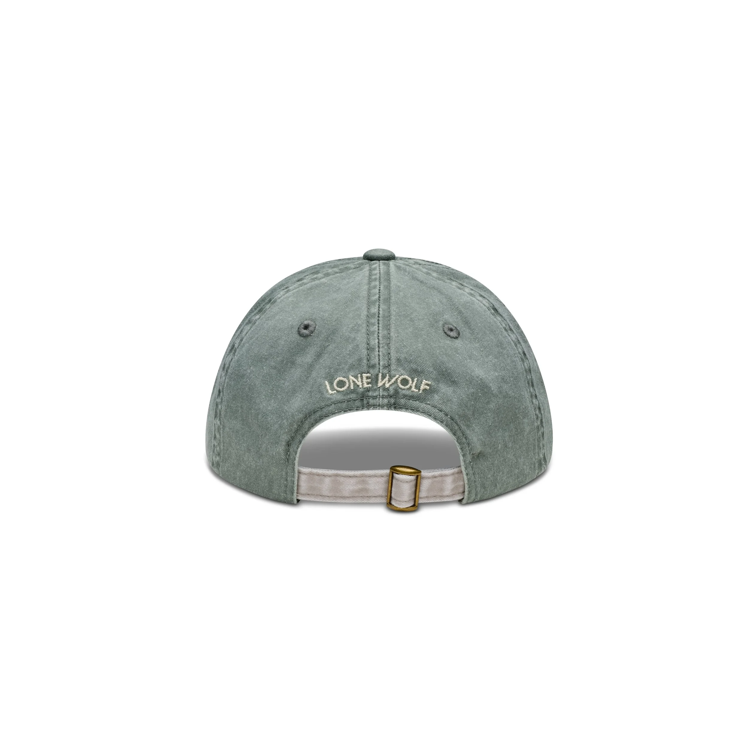 Frontplay_Dad cap_Back View_DK Green, Stone.jpg