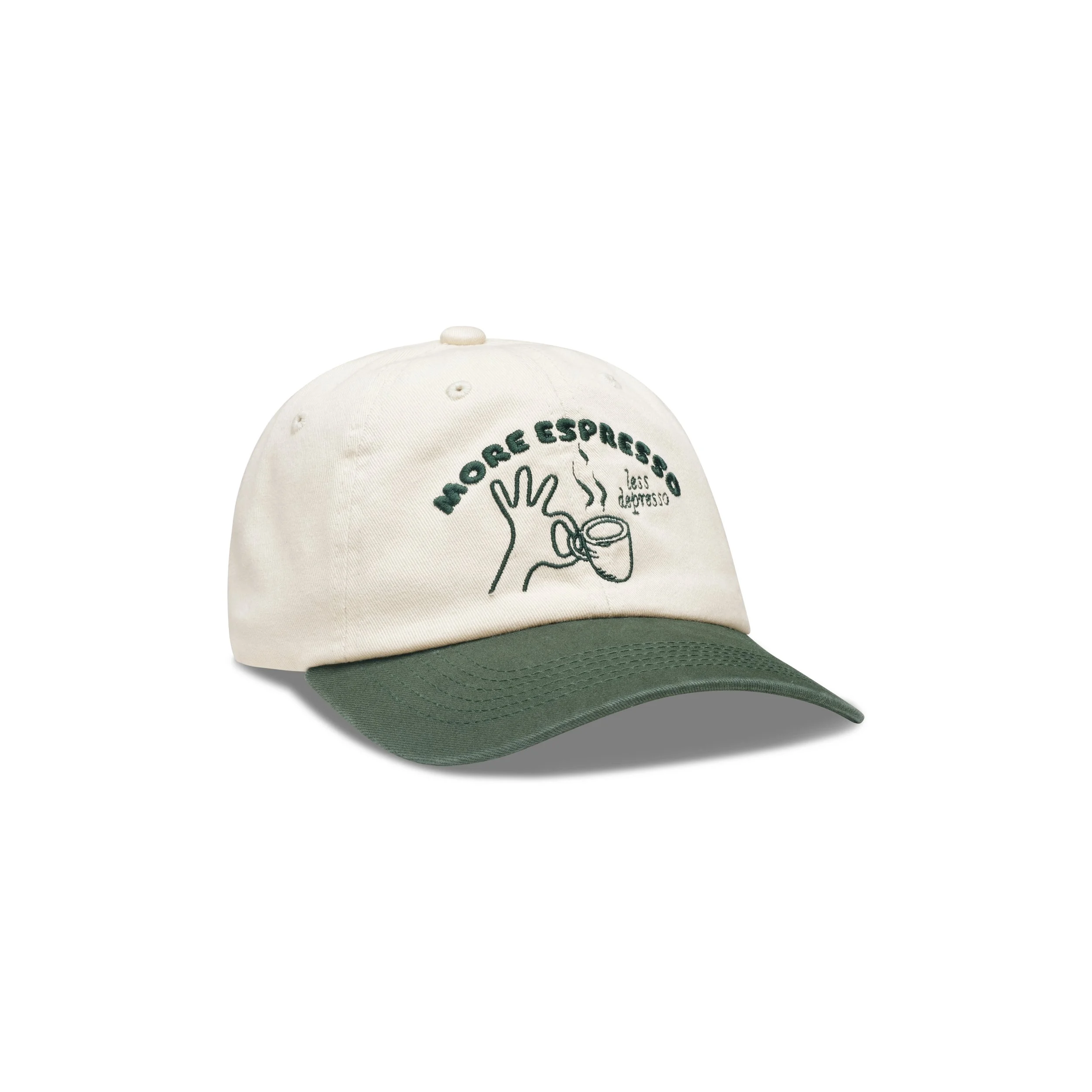 Frontplay_Dad Cap Mid_Front View Right_dk.green,stone.jpg