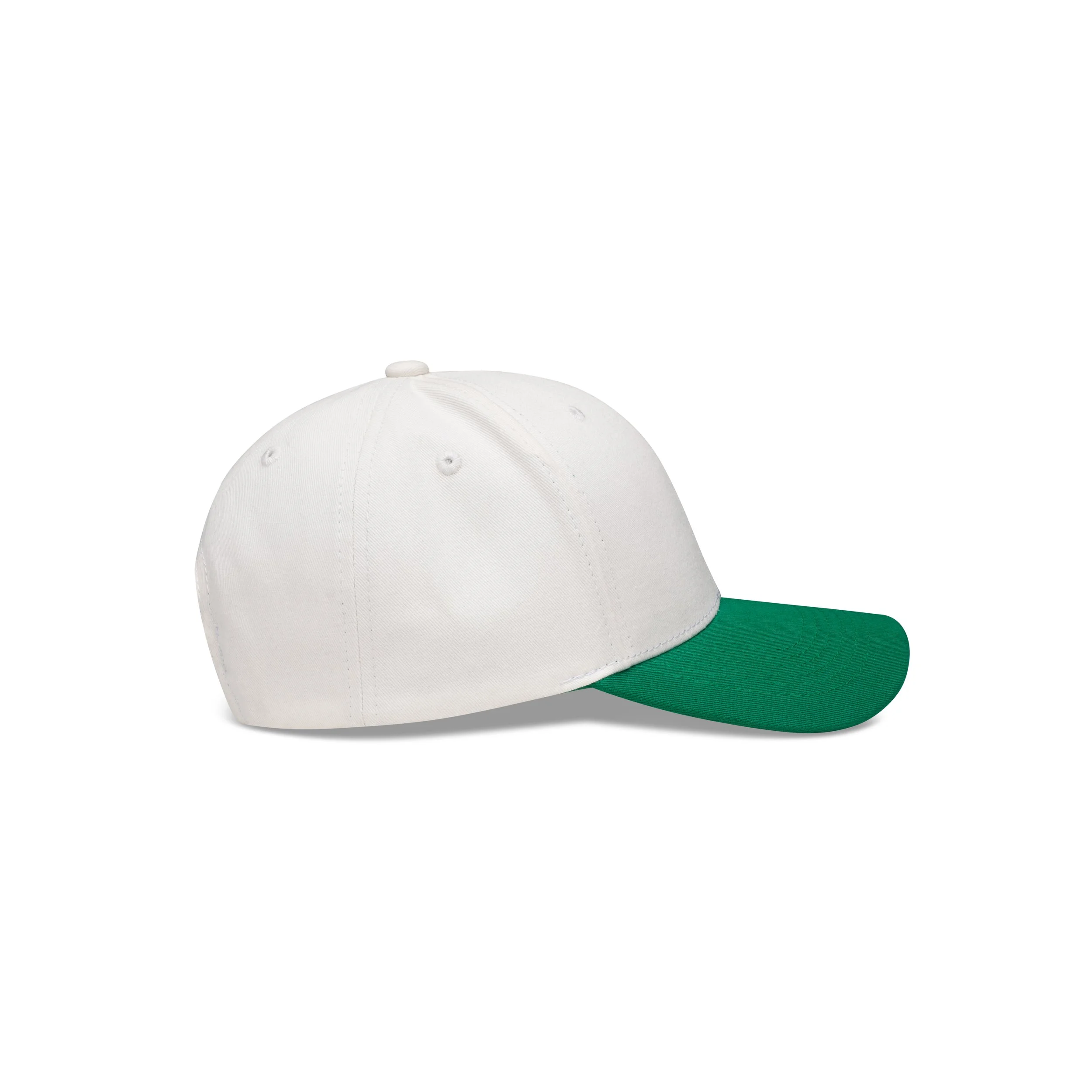 Frontplay_Baseball Cap Low_Said View Left_Off white,Kelly Green.jpg