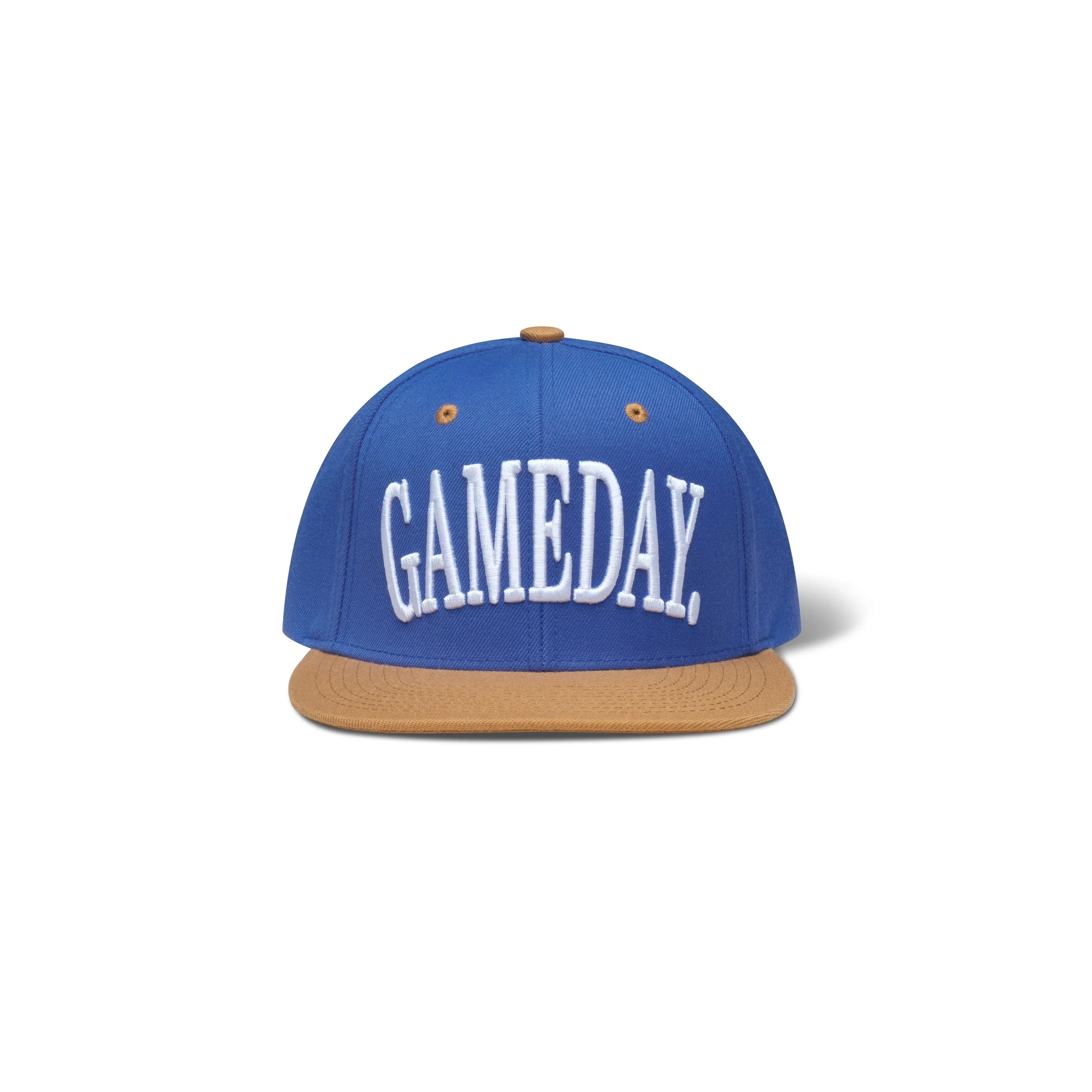Frontplay_Flatbrim_Front View_Wheat SL#23, Blue SL#16.jpg