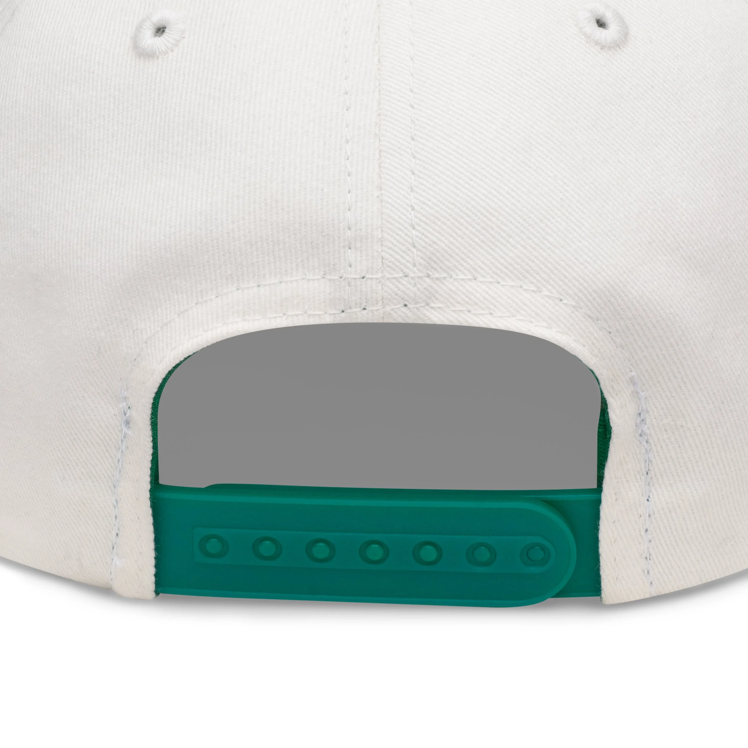 Frontplay_Baseball Cap Low_Detail03_Off white,Kelly Green.jpg