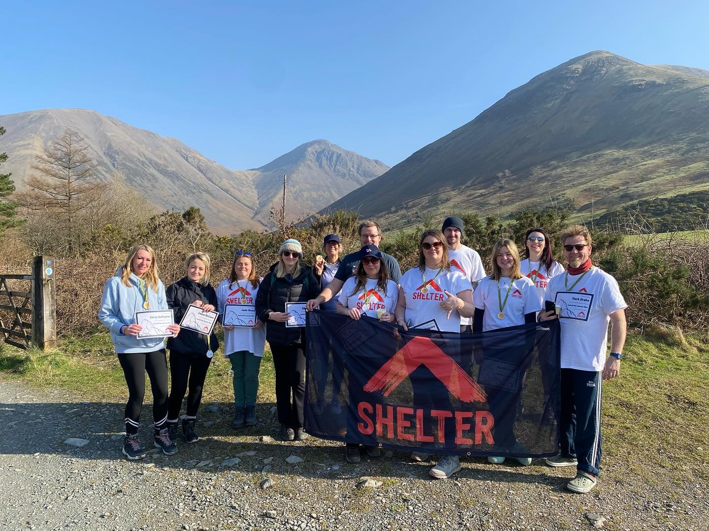 We were blessed with warm sunshine and fine views for a Scafell Pike sunrise hike for @shelterlancashire! Head torches on, we gathered in the early hours of Sunday morning to climb England&rsquo;s highest mountain.

A successful hike climb with all t