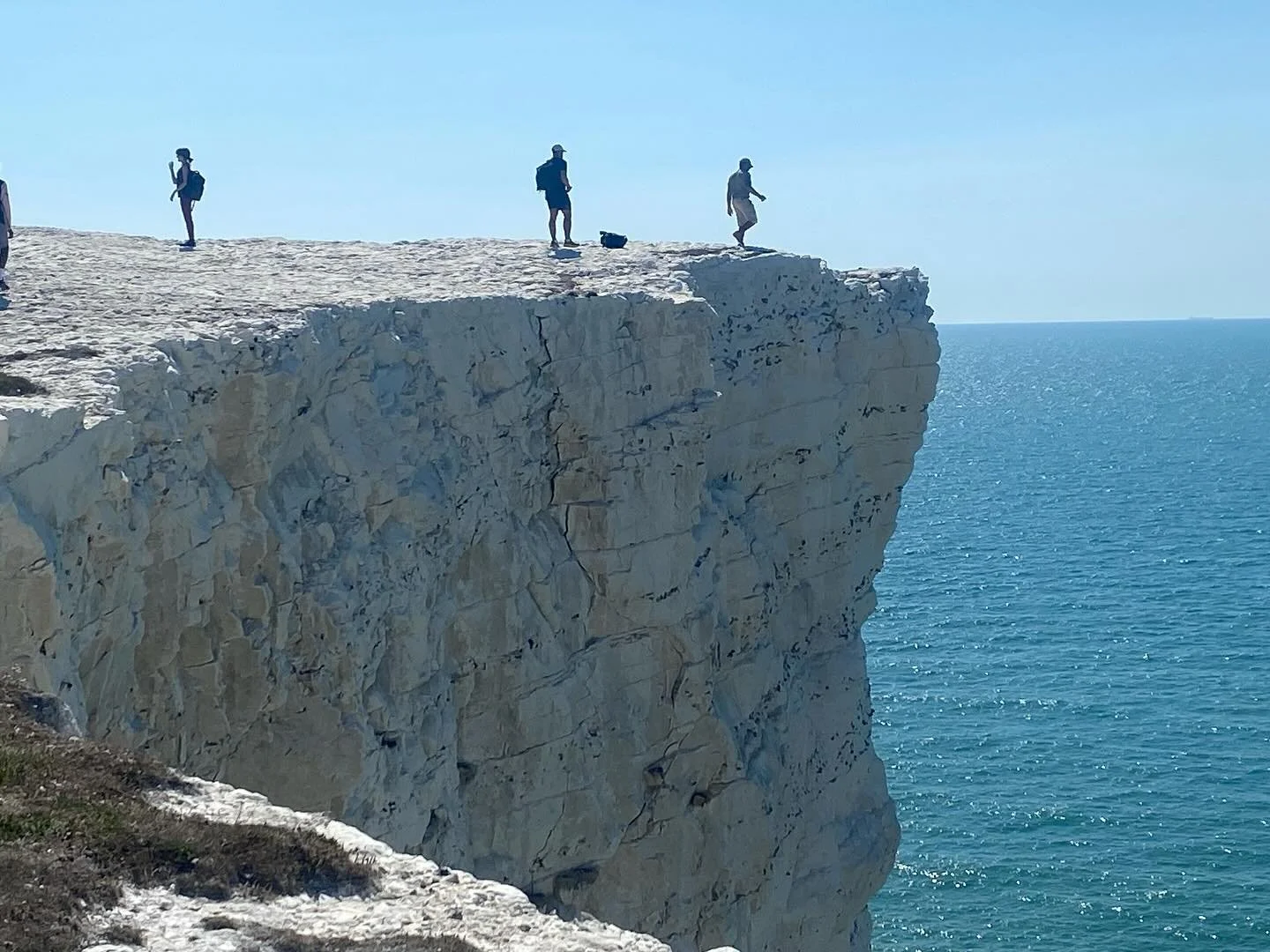 We find this obsession of visitors to @sevensisterscountrypark completely baffling. Choosing to put you and your families lives at risk by standing on a crumbling cliff to take a perfect photo. 

Stay safe folks, at least 5m from the edge of the clif