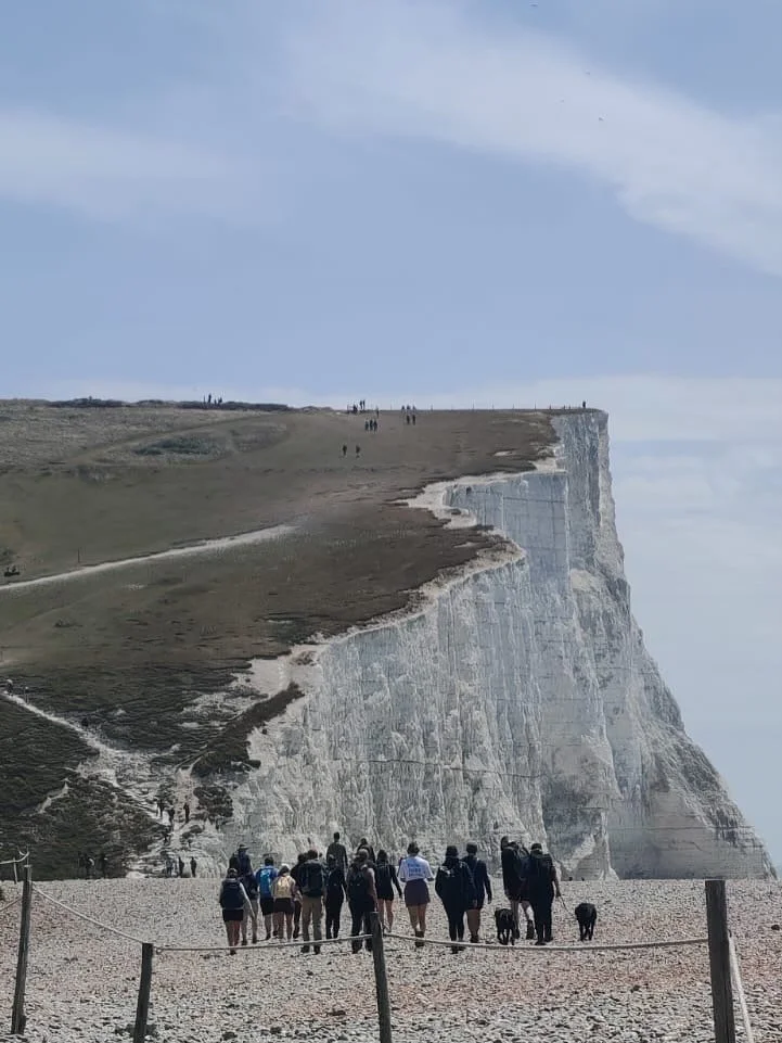 We were on the Seven Sisters this weekend on the South Coast with a lovely and varied walk along infamous white chalky cliffs, back through tall beech woodland and fine views across the cuckmere meanders. 

Special thanks to the ace guiding team of @