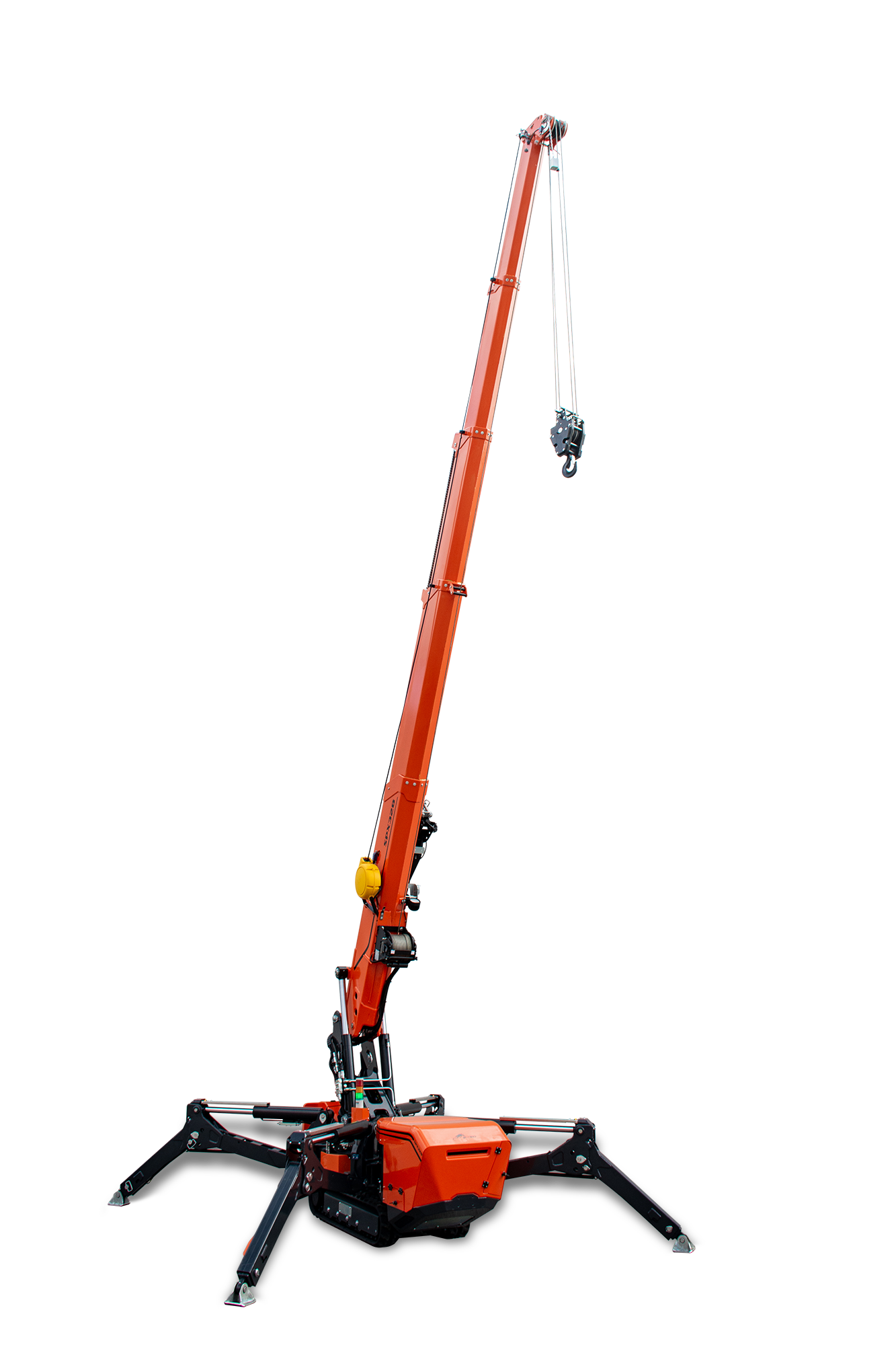 Jekko-Minikran-Kran-Spesialøft-Beltegåendekran-lastebilkran-Anleggsmaskiner-Industri-Maskiner-Correct-Maskin-CD4200-Elektrisk