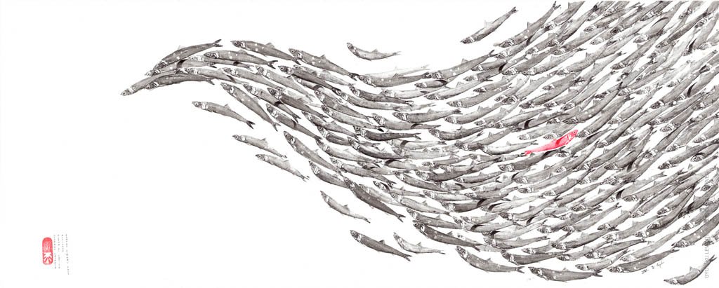 Inaugurazione della mostra Gyotaku. Tracce di pesci