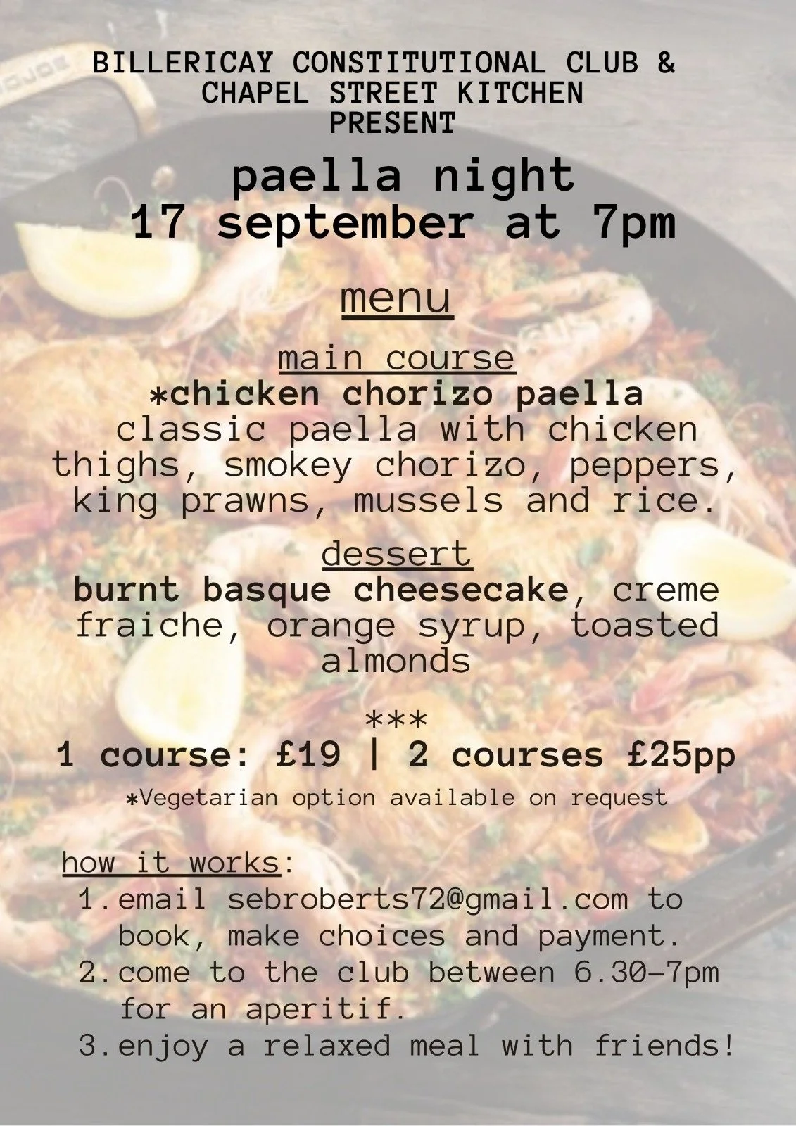 Paella  Night