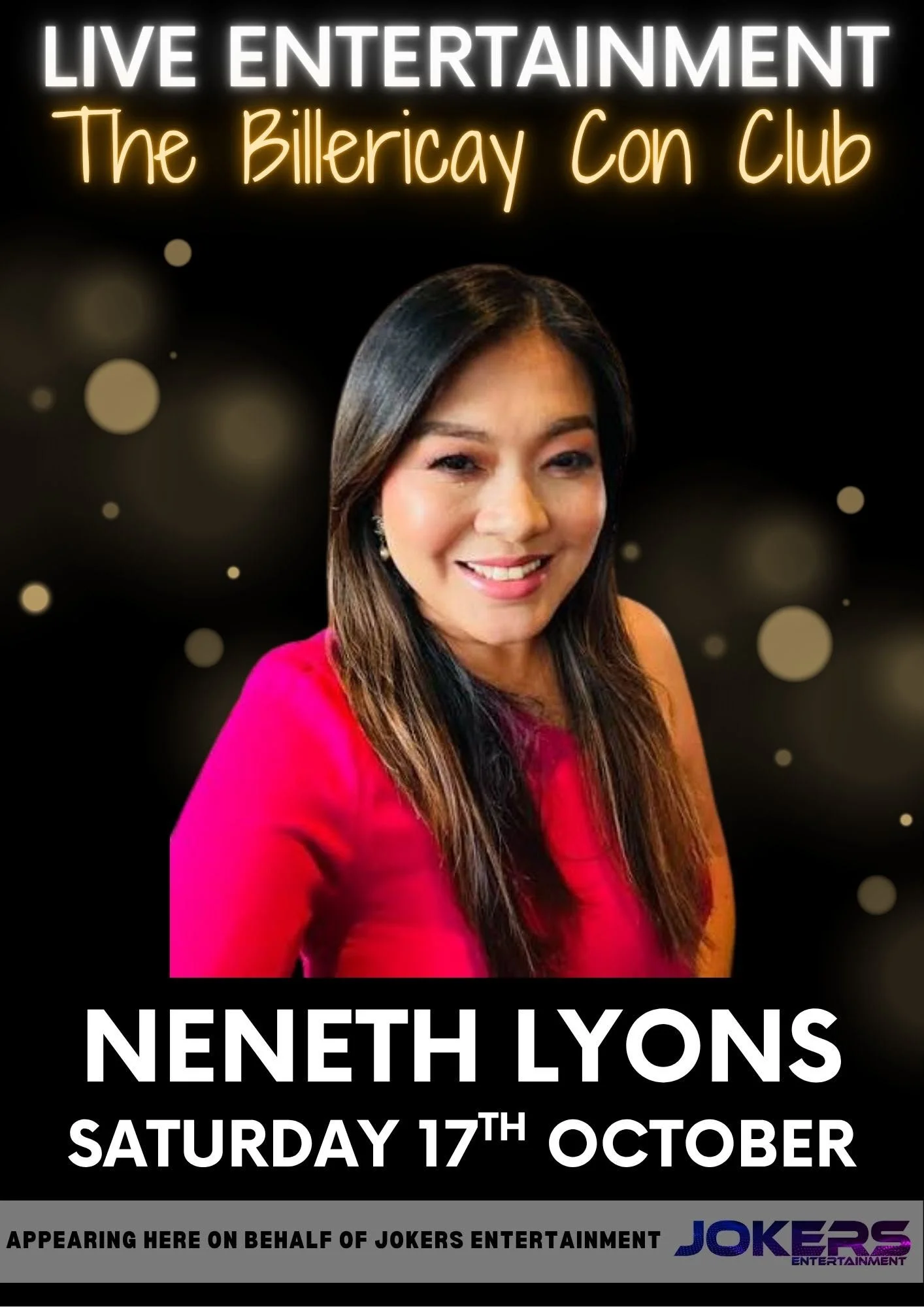 Neneth Lyons - Live Singer