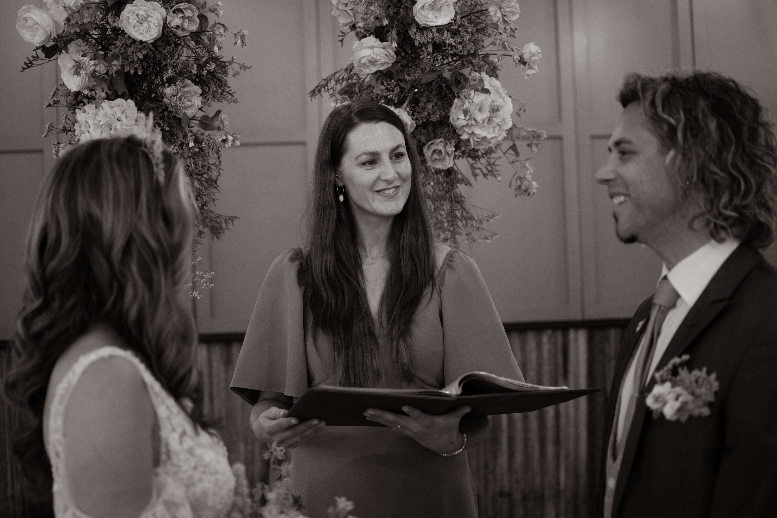 Michelle Park Celebrant delivers a non-religious wedding ceremony at Holmes Mill, Clitheroe