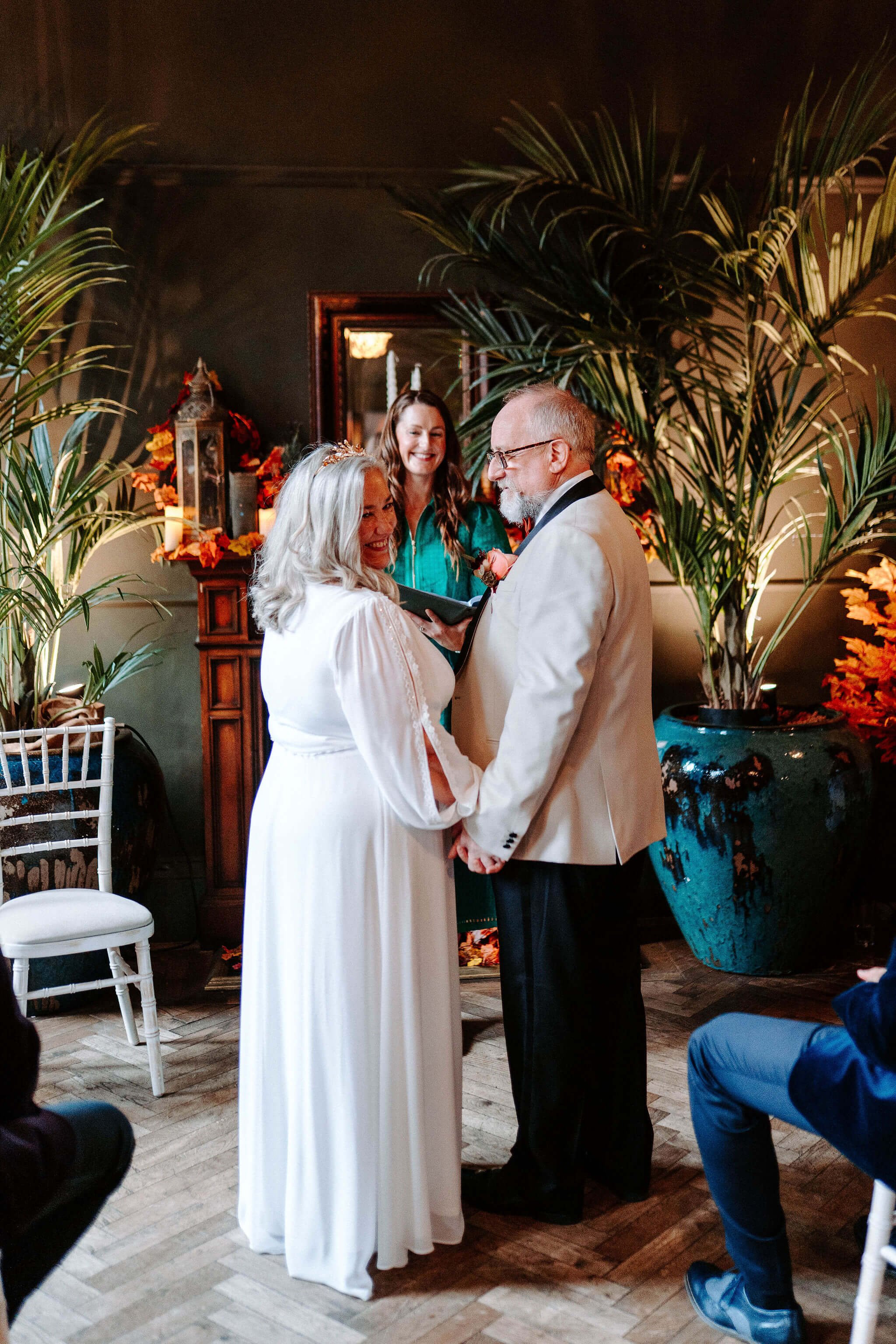 Michelle Park Celebrant delivers a ceremony at Lost and Found Club, Leeds, West Yorkshire