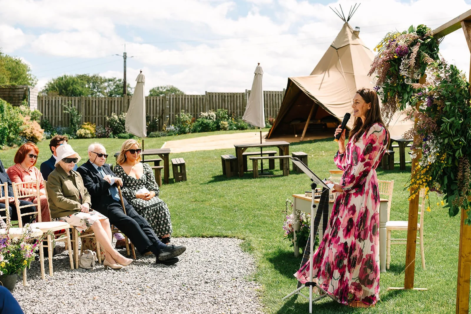 Outdoor Wedding at The Chilli Barn in Otley, West Yorkshire 