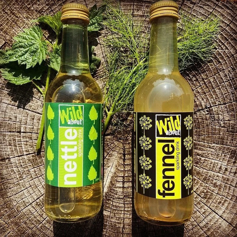 Refreshing non alcoholic sparkling Nettle or Fennel drinks, deliciously different, perfect for a summer cool down.  Try straight from the cooler, over ice or try as a cocktail mixer.