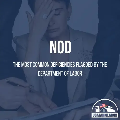 What Are NODs? Breaking Down The Most Common Deficiencies Flagged by the Department of Labor