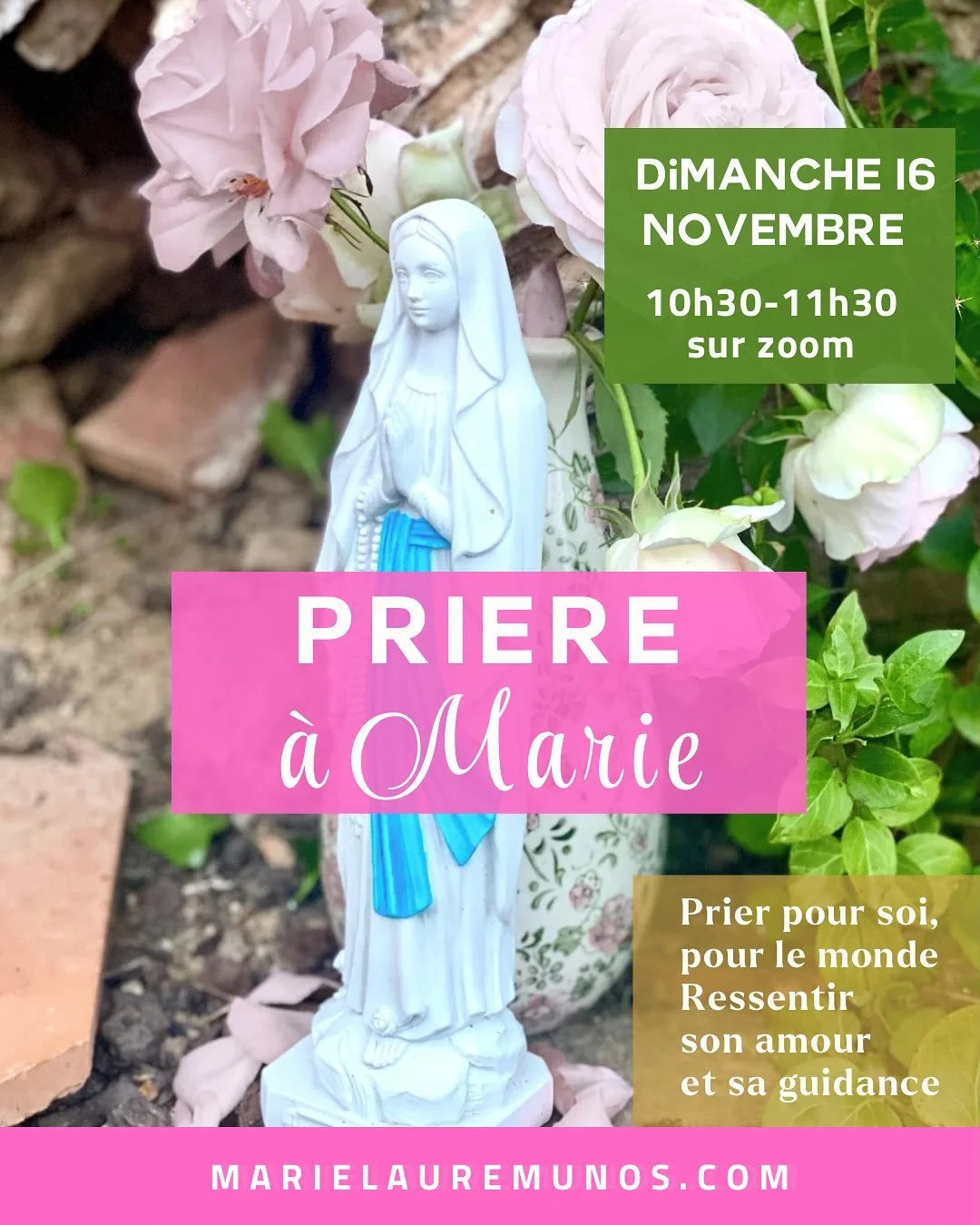 Apr&egrave;s une premi&egrave;re pri&egrave;re pour la nativit&eacute; v&eacute;cue en grand nombre comme un voyage, dans le ressenti, dans le corps, mon coeur et mes visions me conduisent &agrave; ouvrir cet espace de mani&egrave;re mensuelle. 
Un t