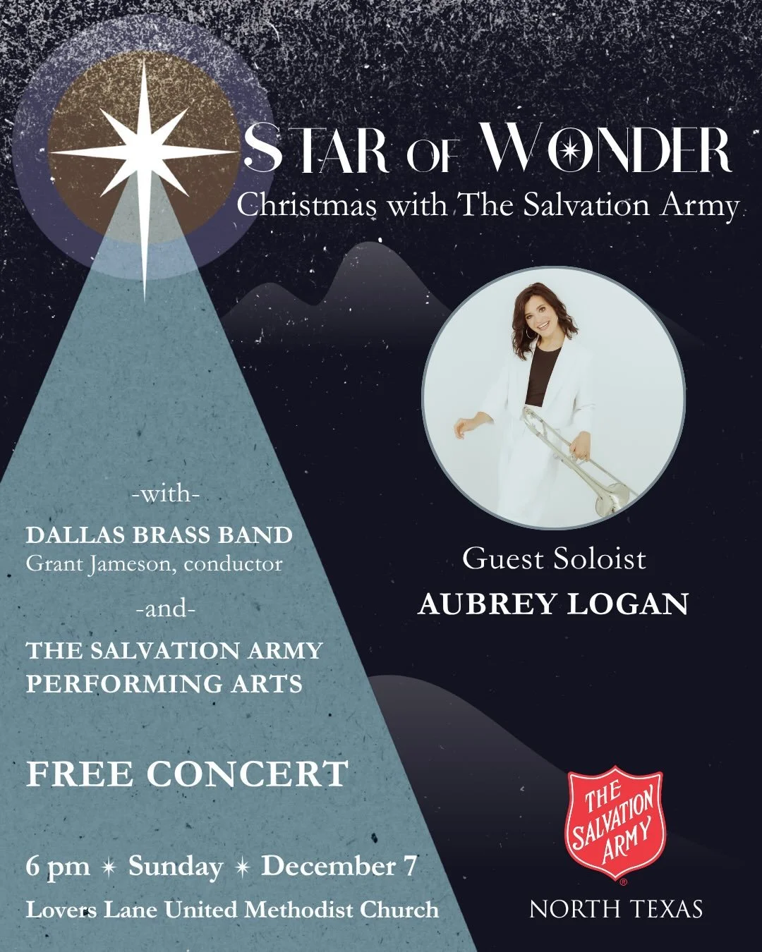 DALLAS! Free concert, open to the public with the @salvationarmyus @salvation_army_dallas featuring @dallasbrassband ! This Sunday, 6pm at Lover&rsquo;s Lane United Methodist Church. Bring your whole family for this special night of Christmas music!
