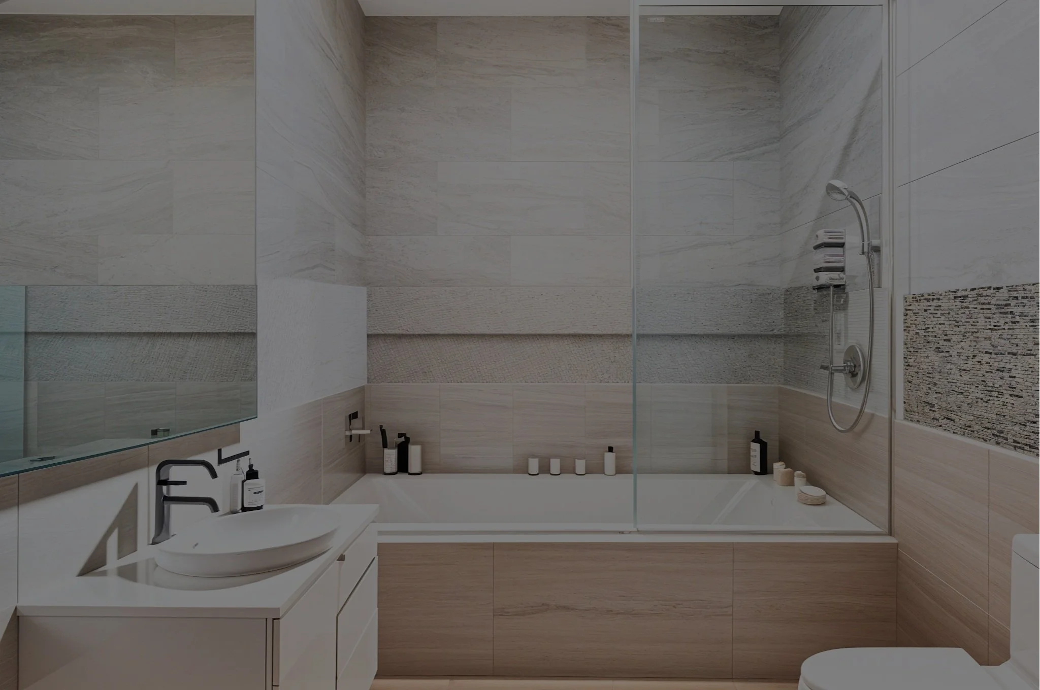  Stylish three-piece bathroom suites featuring high-pressured shower, clear shower screen, heated towel rail, built-in mirrored storage, and a soft-close toilet lid. 
